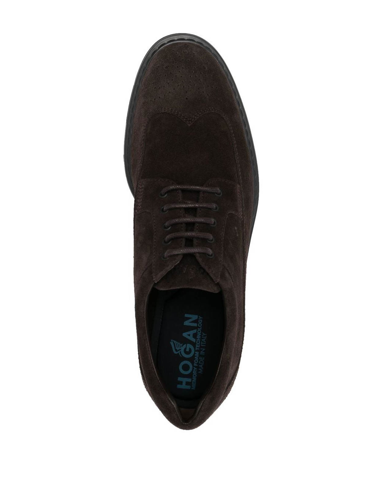 Shop Hogan Zapatos Con Cordones - Marrón In Brown