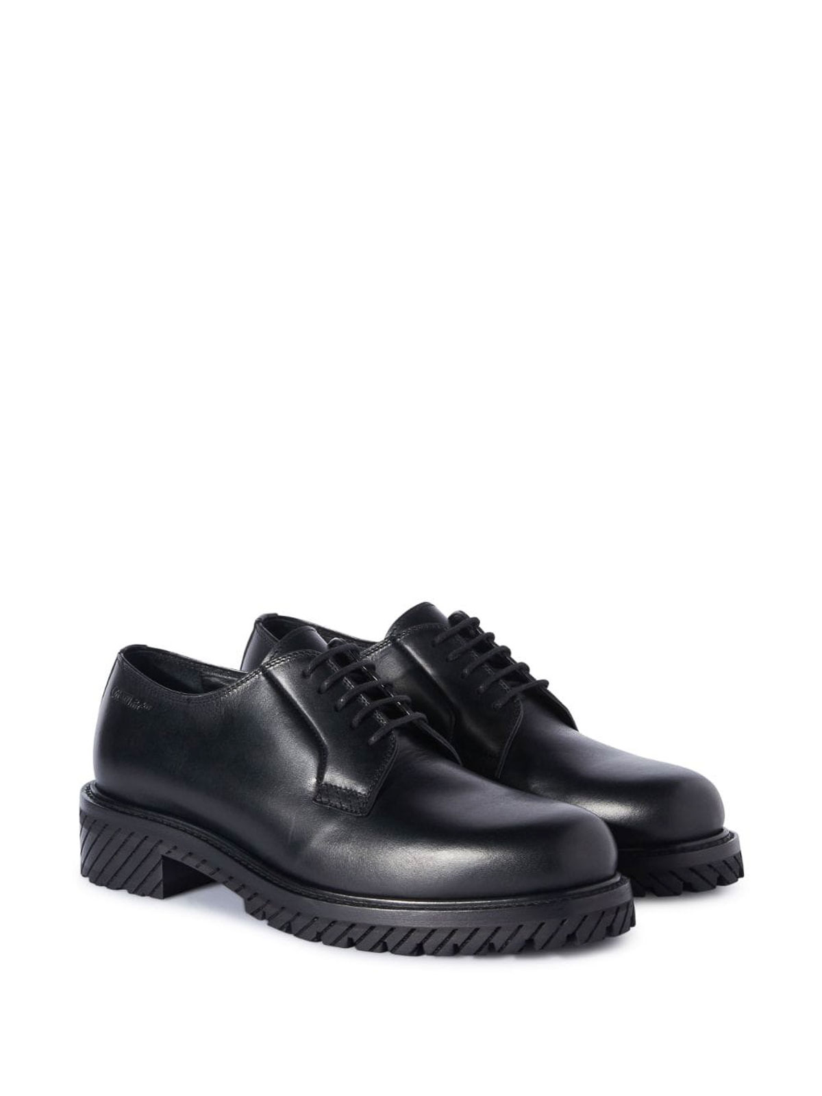 Shop Off-white Military Derby Shoes In Black