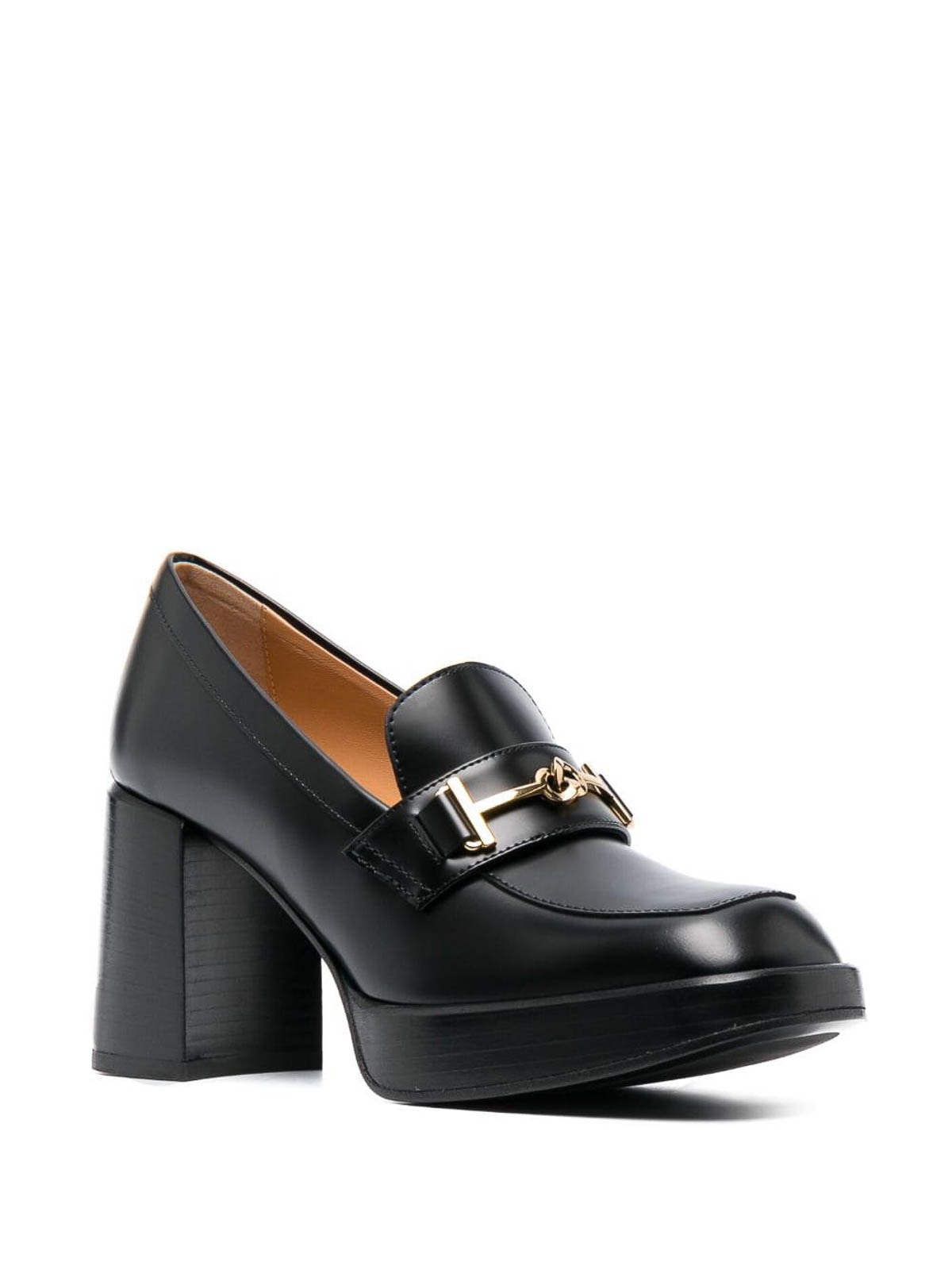 Shop Tod's Heeled Mules In Black