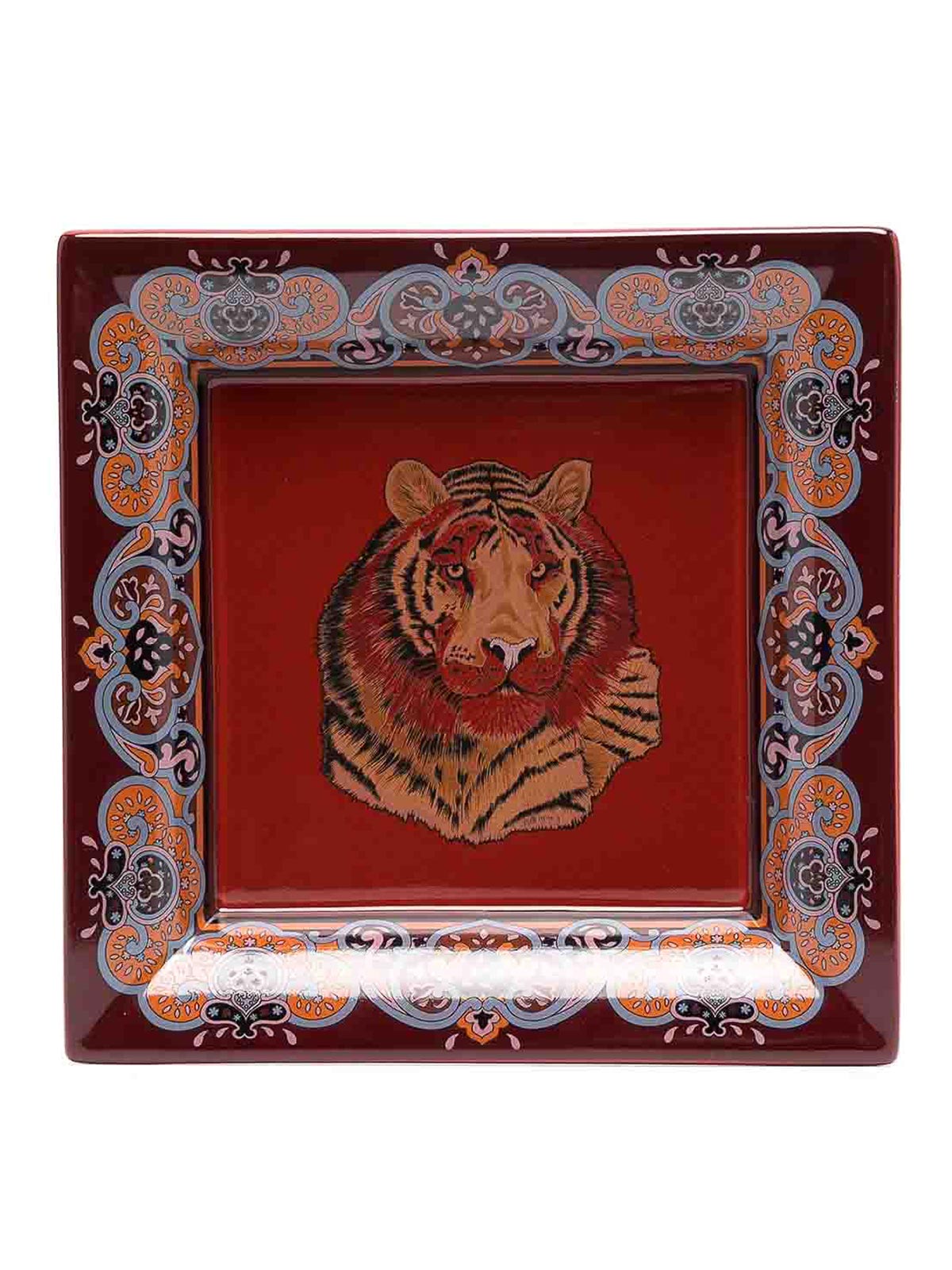 Homeware Etro - Tiger-print valet tray - 324278976600 | thebs.com