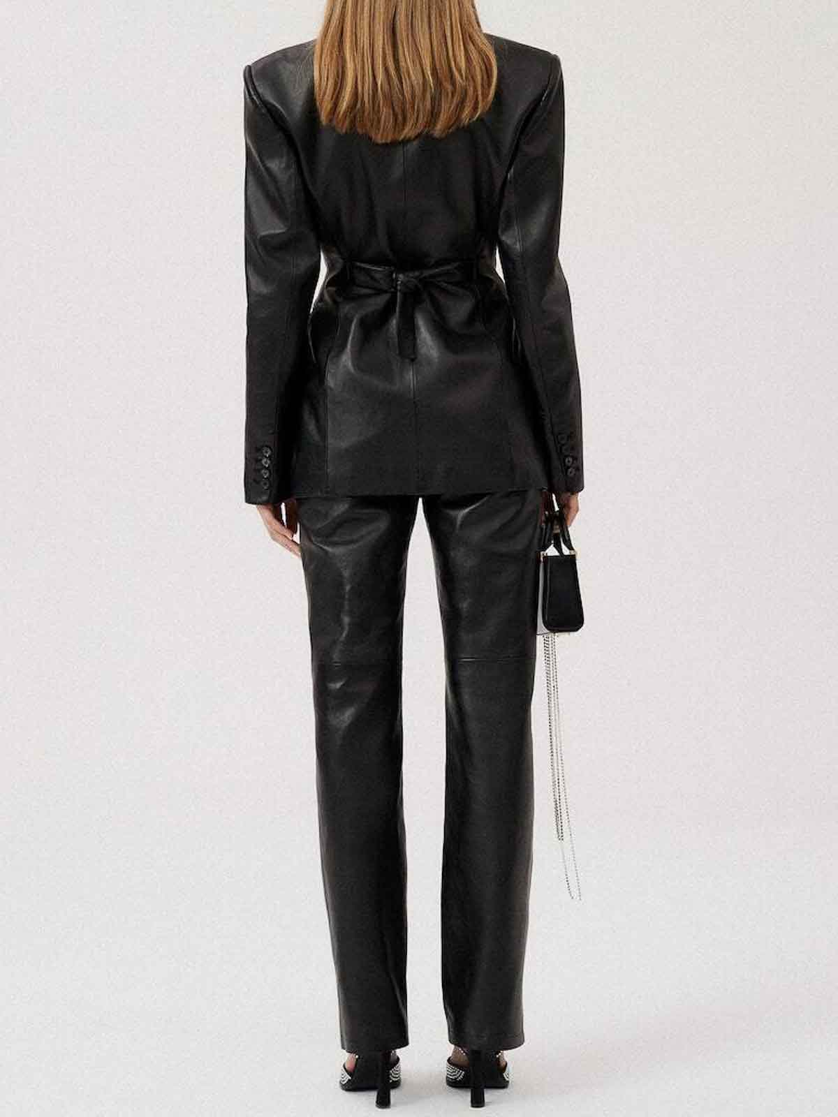 ジャケット MAGDA BUTRYM Women Outer 403693 BLAZER03 Black Tailored Blazer in black