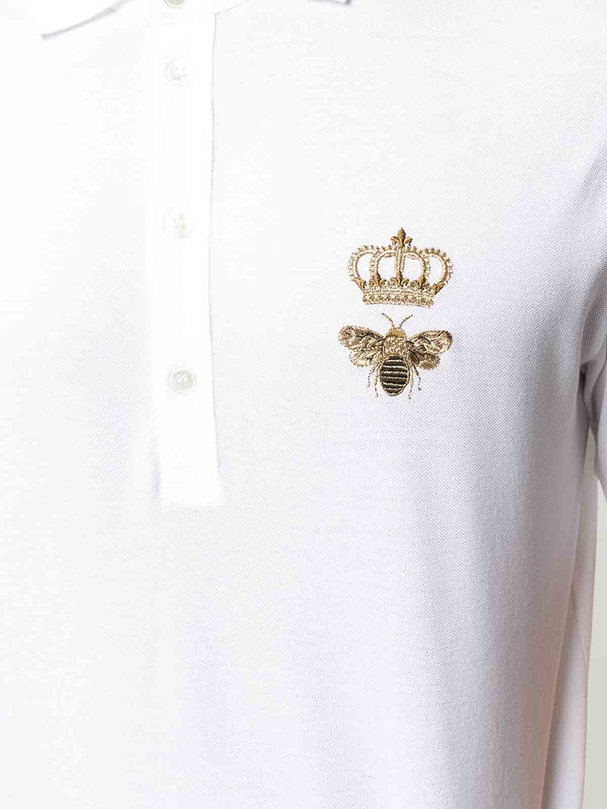 Tシャツ・カットソー DOLCE  GABBANA Men Polo Shirts G8ST3Z HU7UTW0800 White DOLCE GABBANA Men Polo Shirts G8ST3Z HU7UTW0800 White