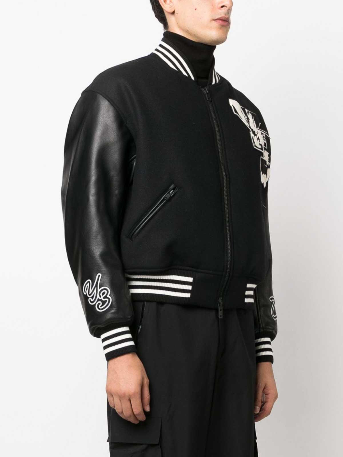 Y-3: jacket for man - Black  Y-3 jacket IQ2133 online at