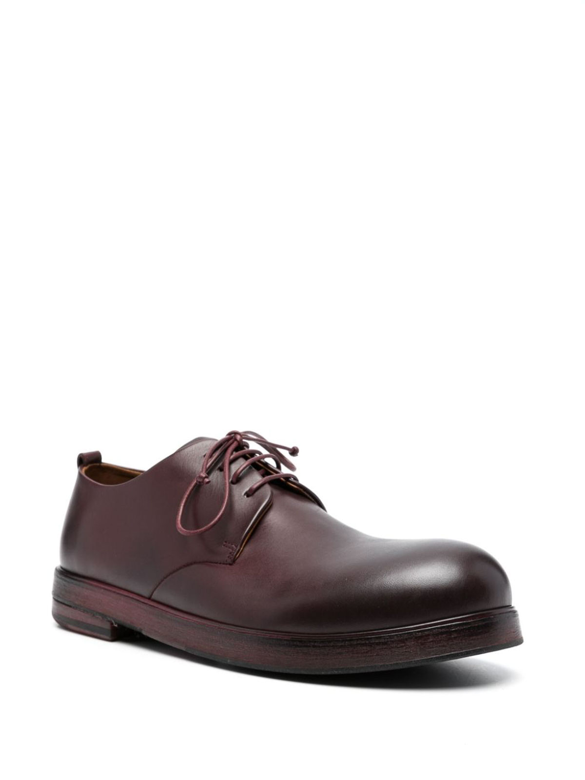 Shop Marsèll Leather Lace-up In Brown