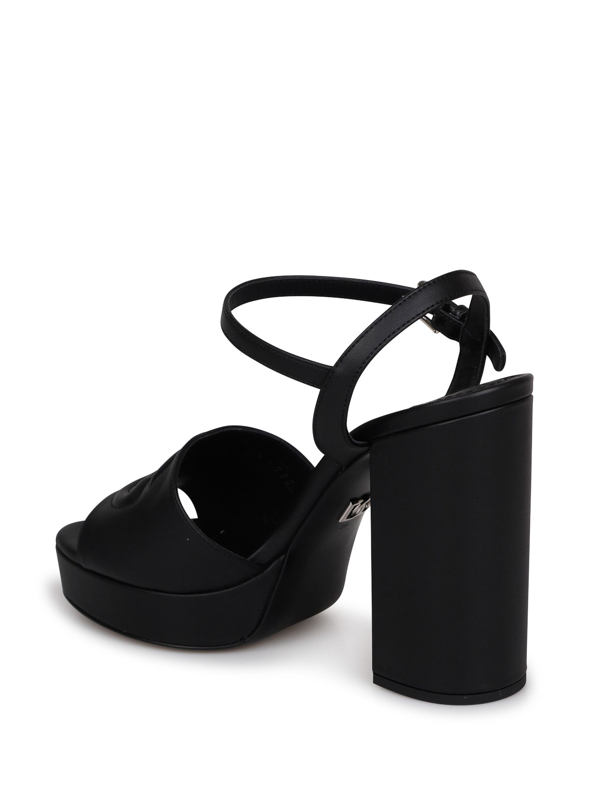 Shop Dolce & Gabbana Keira Sandals 115mm In Black