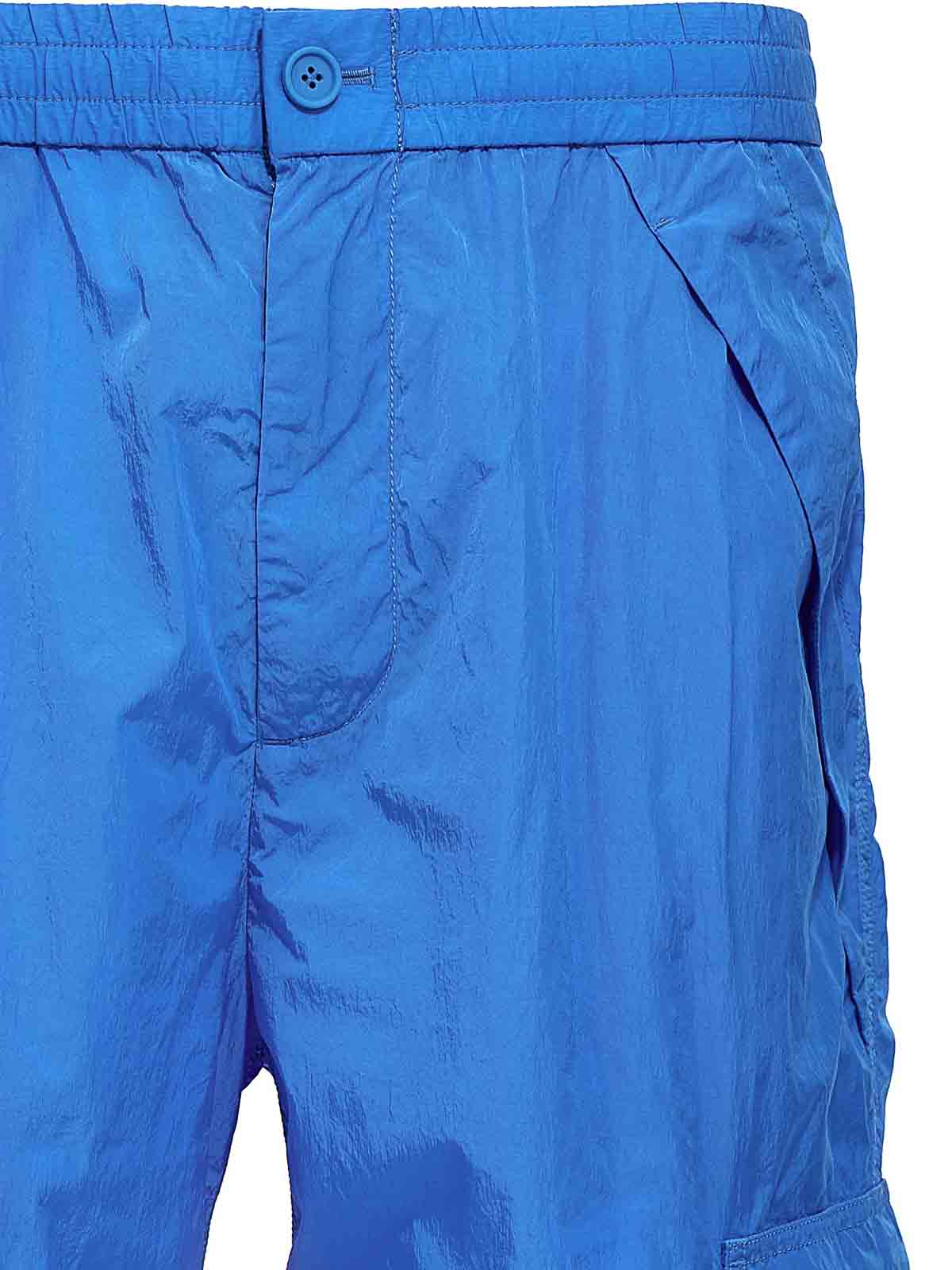 Shop Burberry Shorts - Capleton In Light Blue