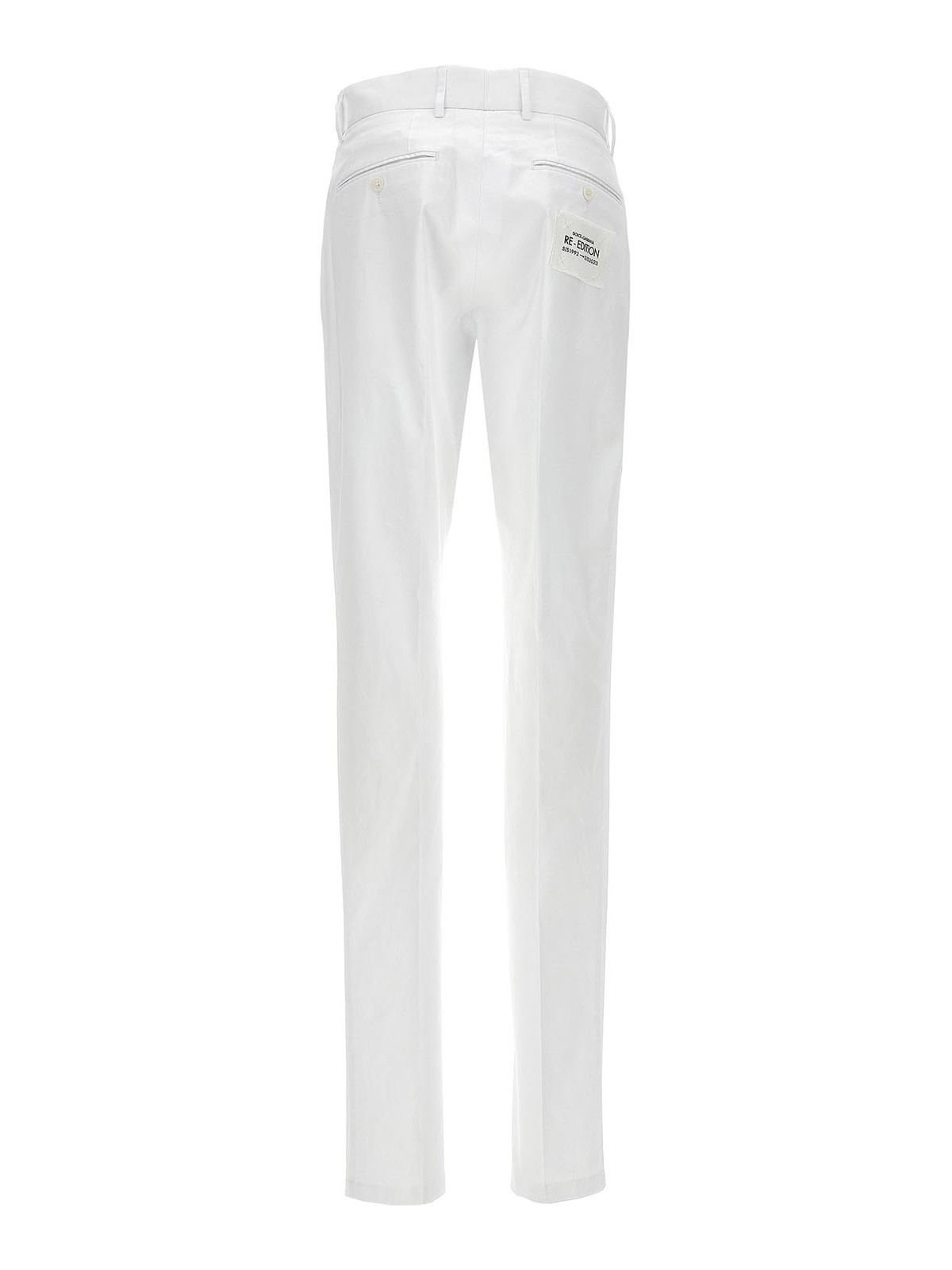 Shop Dolce & Gabbana Casual Trousers In White