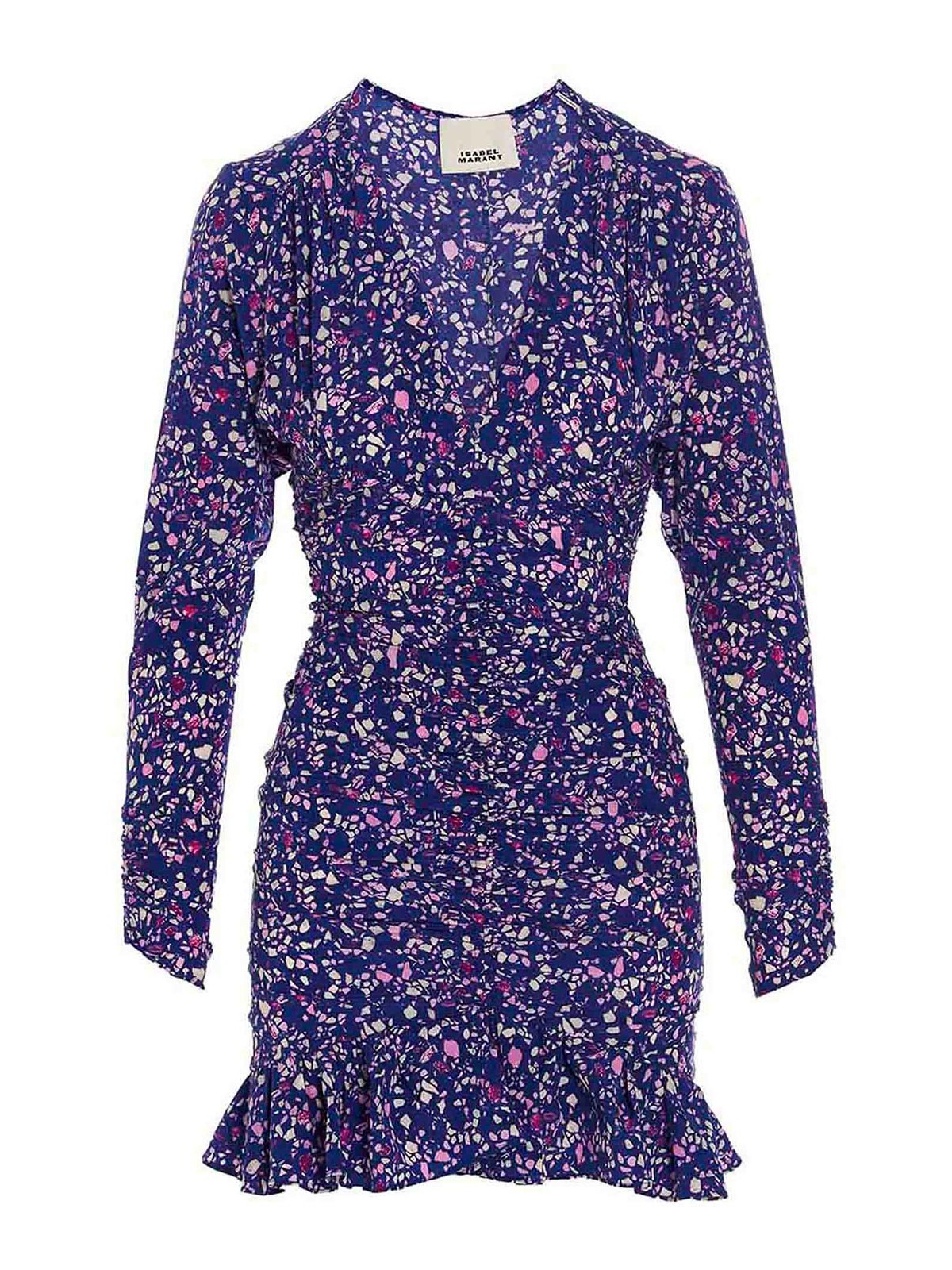 Shop Isabel Marant Lara Dress In Purple