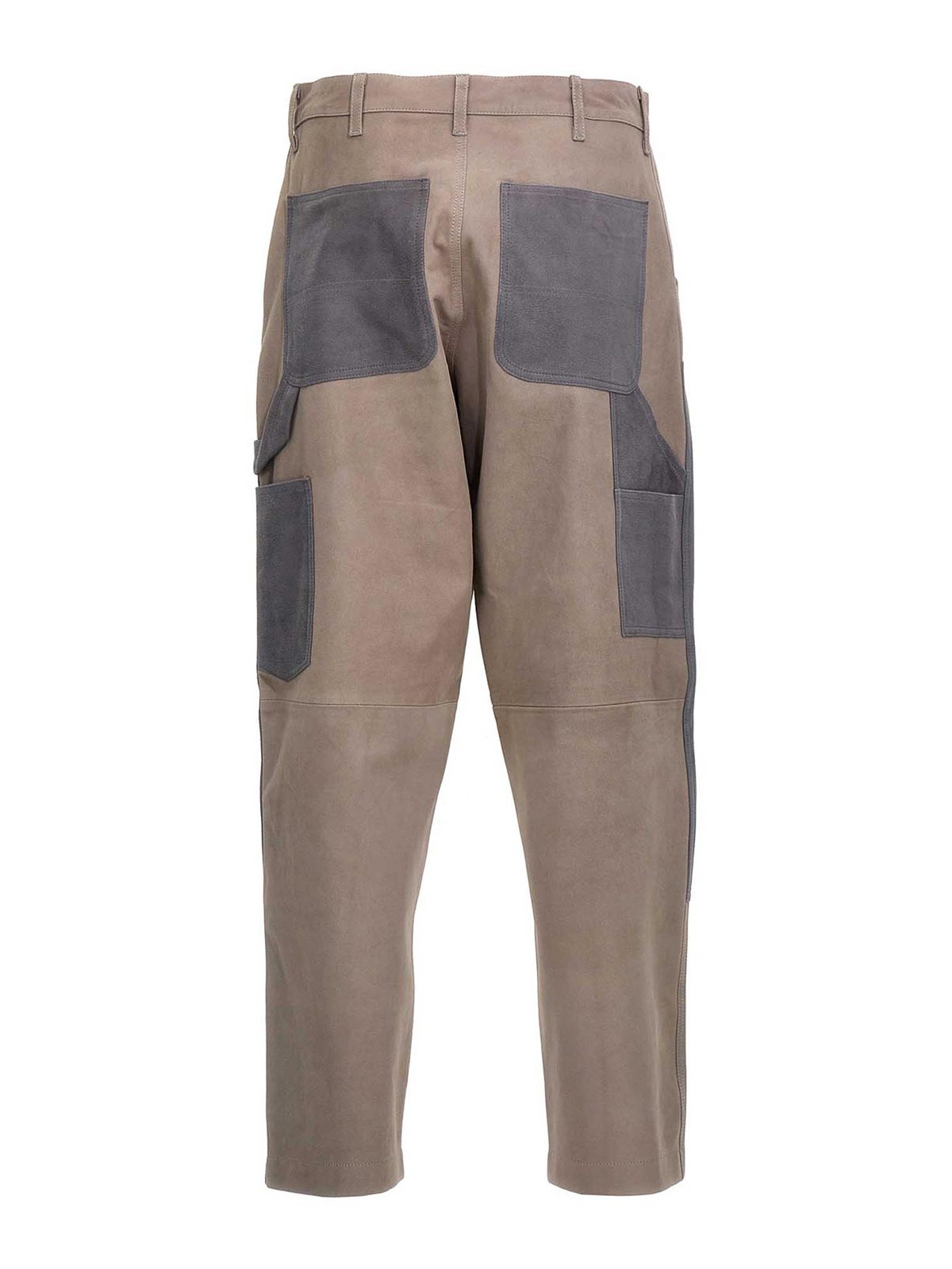 Shop Lc23 Pants In Grey