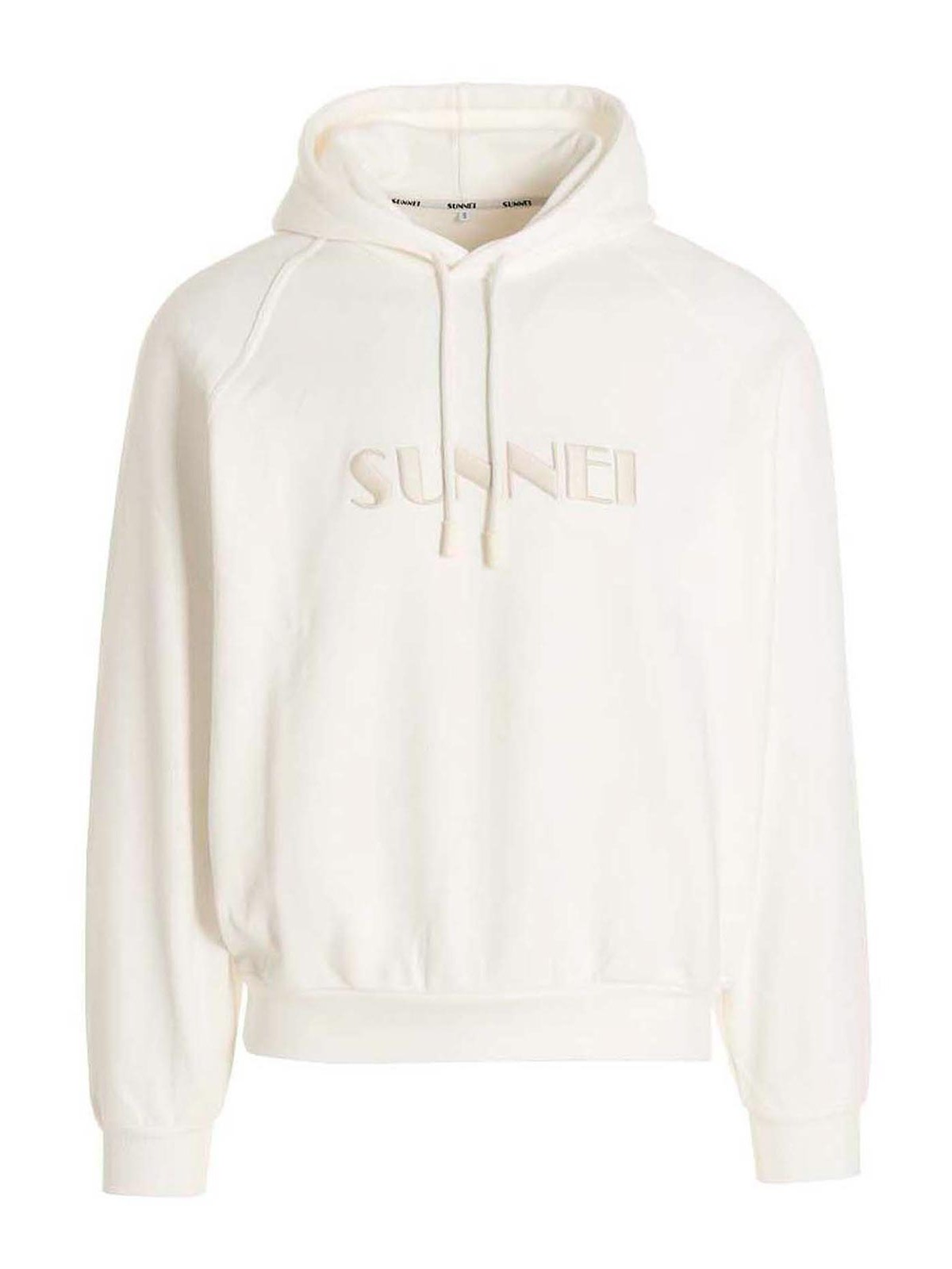 SUNNEI｜HOODIES/SWEATS (HOODIE (CRTWXJER043 JER010 T017) Sunnei Logo hoodie - White - Women | CRTWXJER043T017 | thebs.com