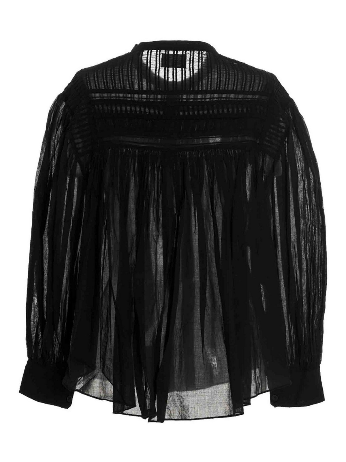Shop Isabel Marant Étoile Camisa - Plalia In Negro