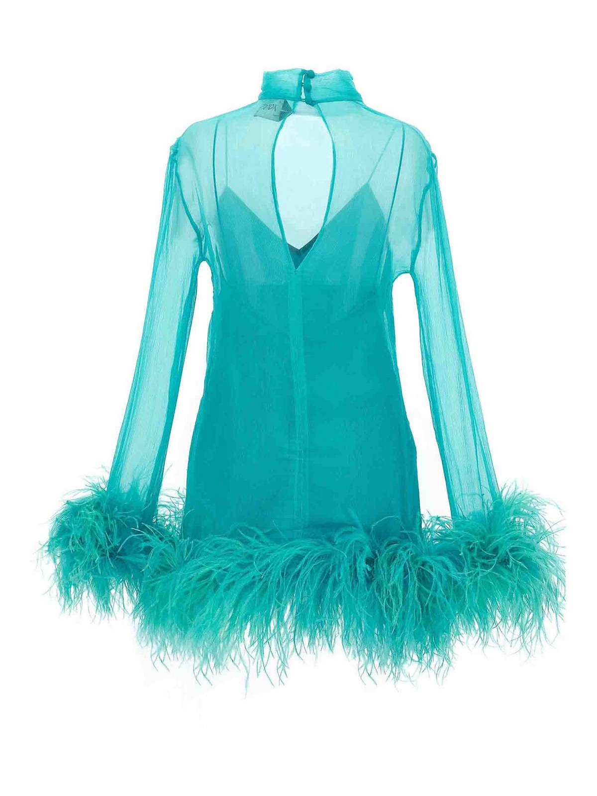 Shop Taller Marmo Gina Spirito Dress In Azul Claro