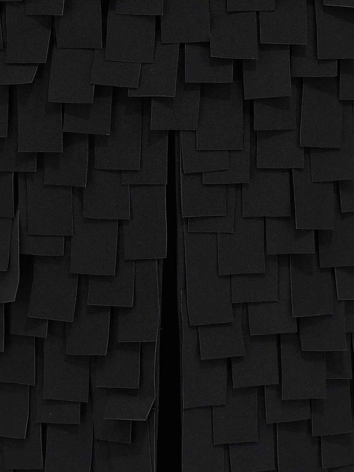 Shop A.w.a.k.e. Multi Rectangle Halterneck Midi Dress In Black
