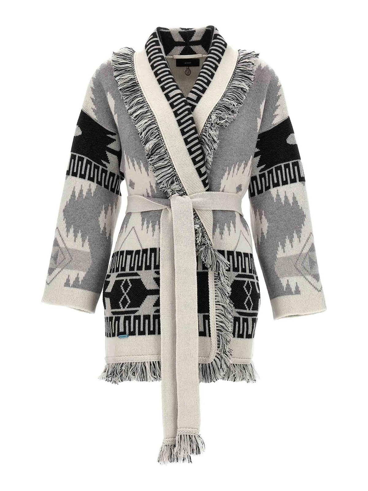 Alanui Cashmere Cardigan In Grey