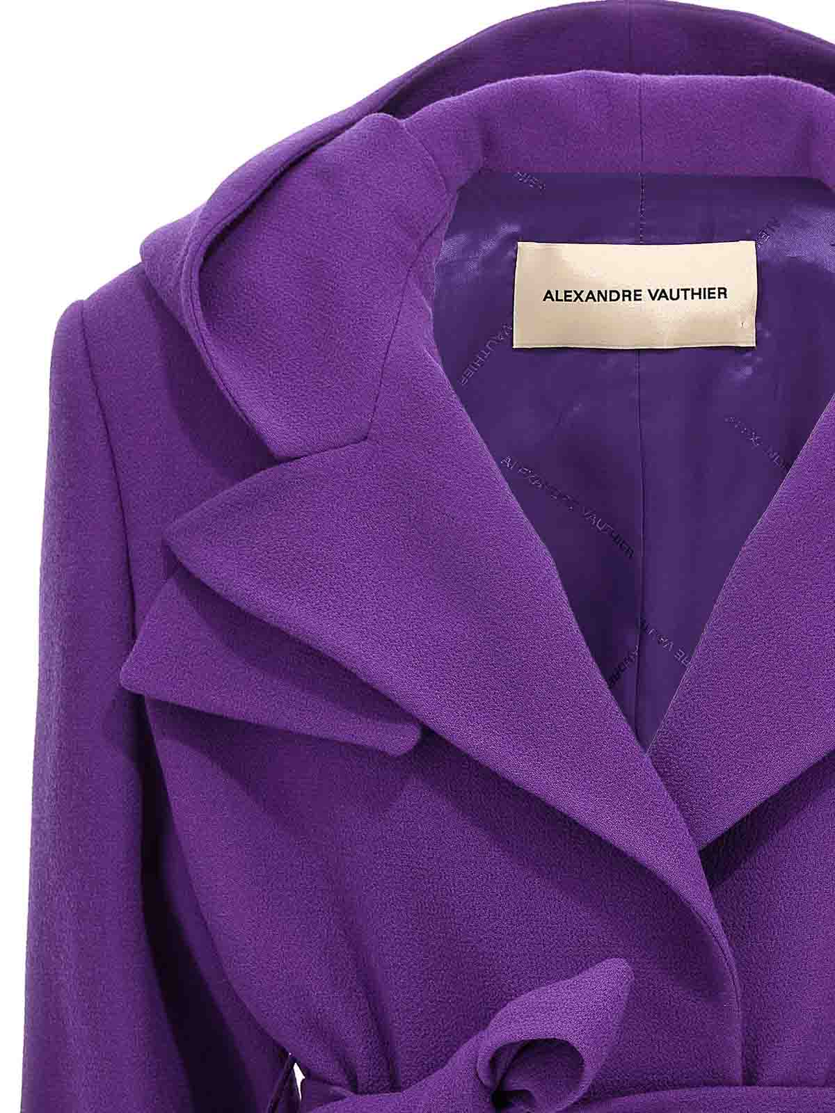 Shop Alexandre Vauthier Blazer - Púrpura In Purple