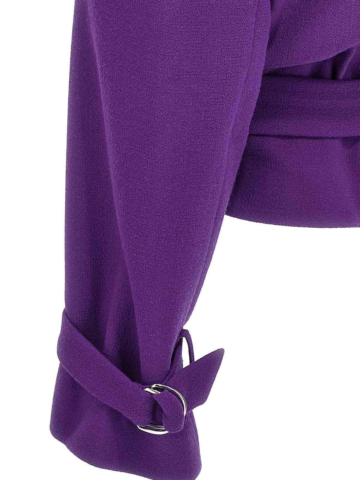 Shop Alexandre Vauthier Blazer - Púrpura In Purple