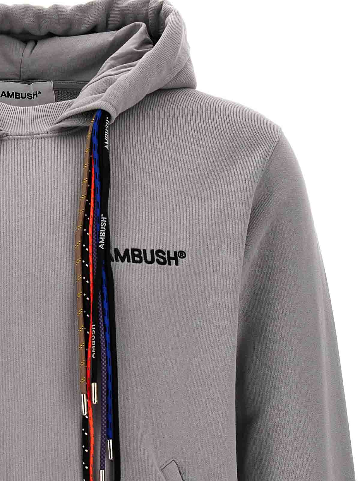 Shop Ambush Sudadera - Multicord In Grey