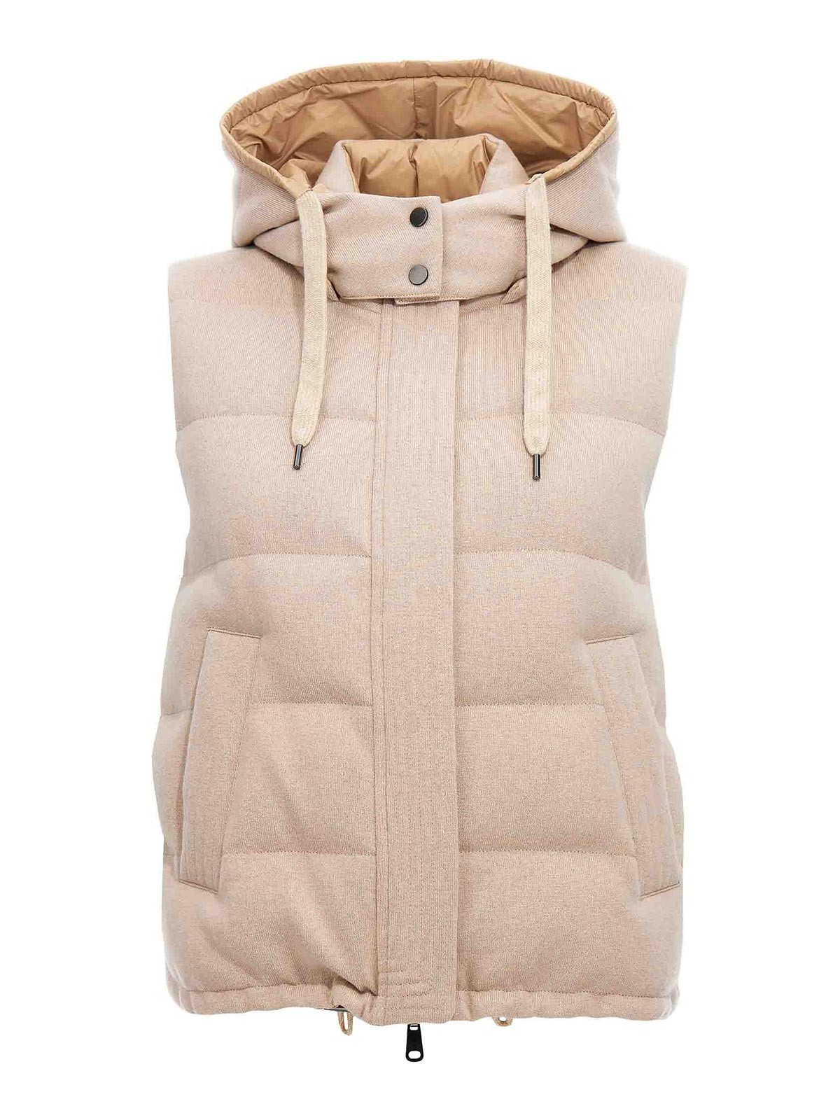 Reversible Pinstripe Nylon Hooded Jacket - Ready-to-Wear