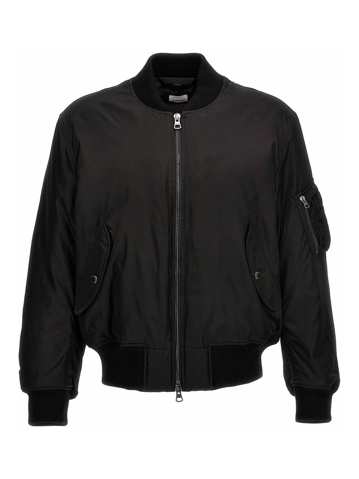 【美品】Burberry bomber jacket ウールジャケット 短丈 Burberry jkt bomber jacket - Black - Men | 8071725 | thebs.com