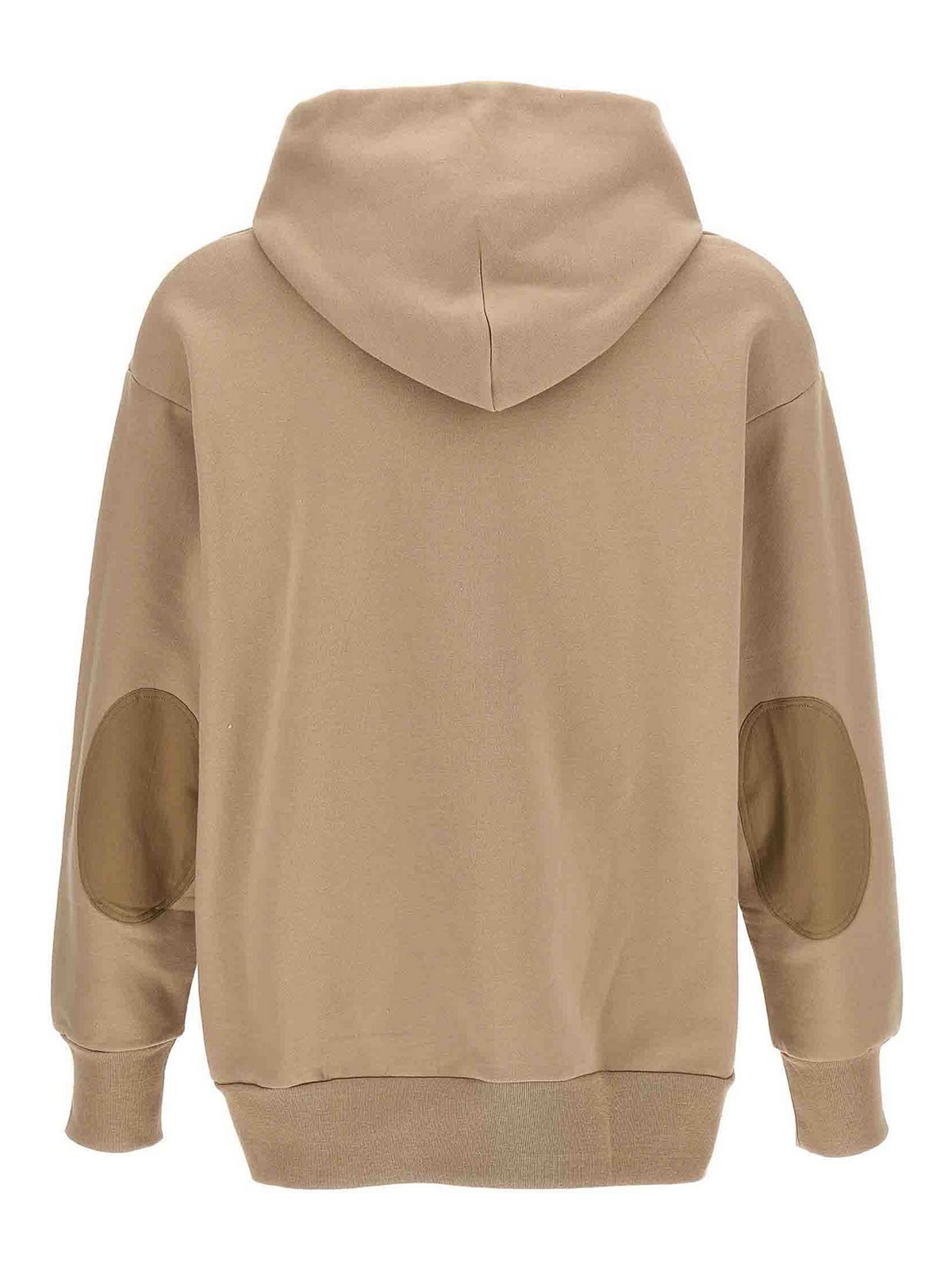Shop Comme Des Garcons Hommes Plus Logo Embroidery Hoodie In Beige