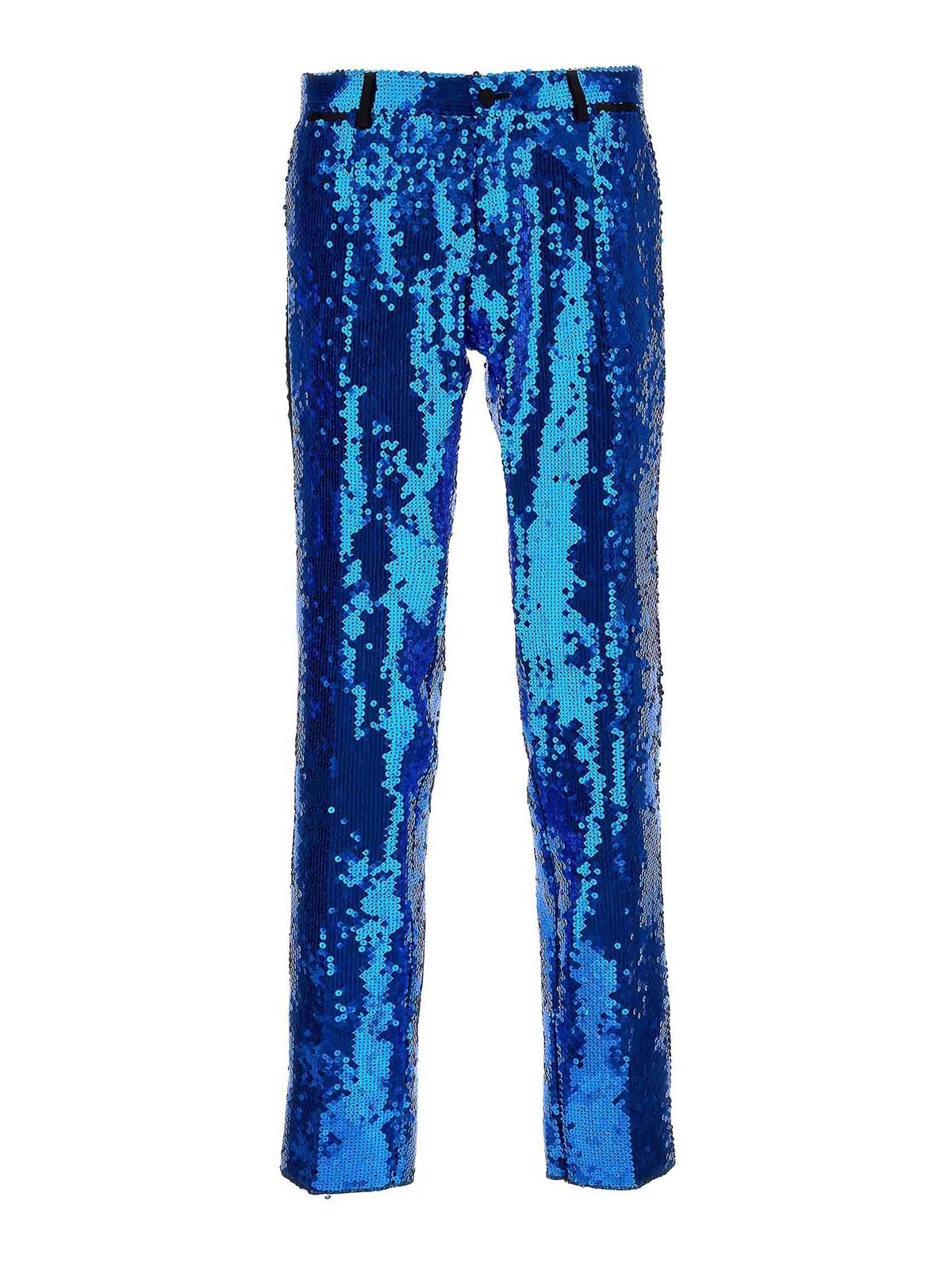 Shop Dolce & Gabbana Vestido Midi - Azul In Blue