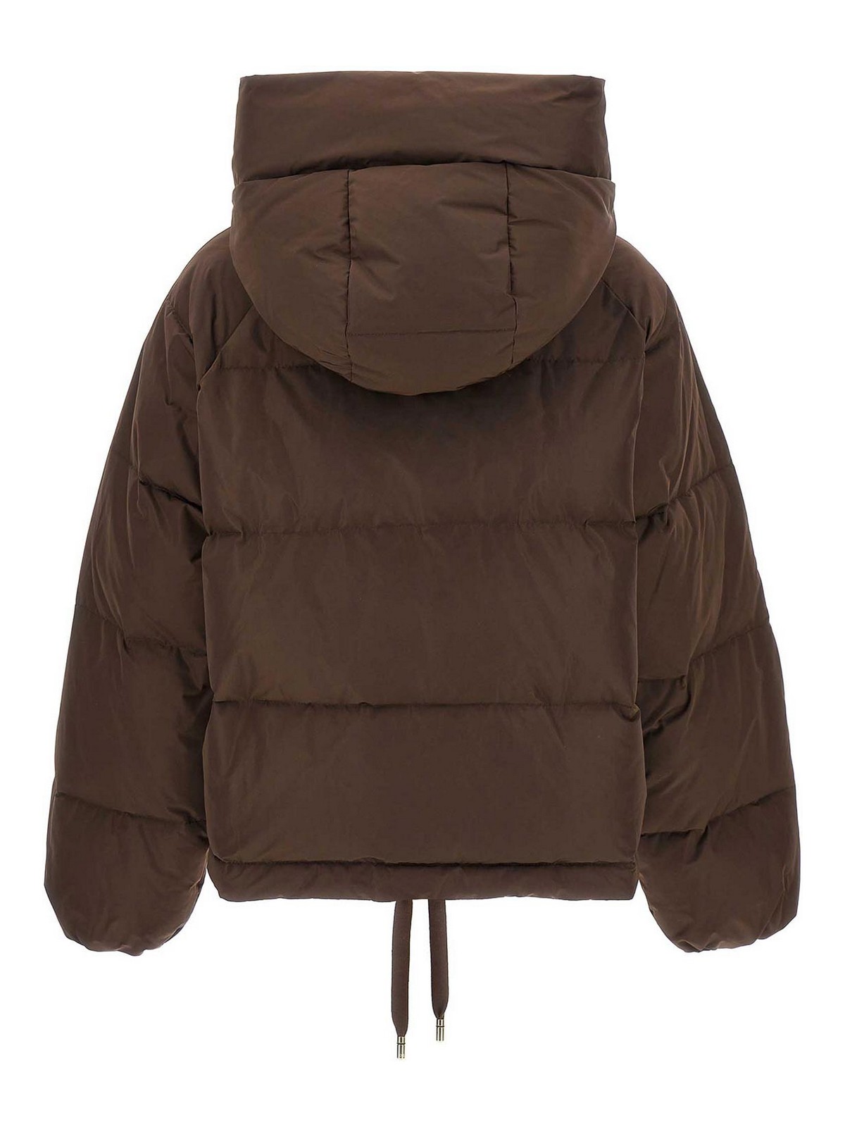 Dolce & Gabbana Logo plate down jacket - Brown|F9R19TGDBWMM0780