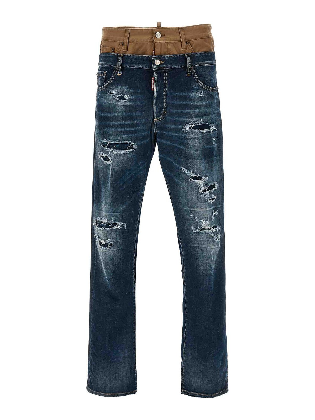 Dsquared2 Jeans Skinny Twin Pack In Azul