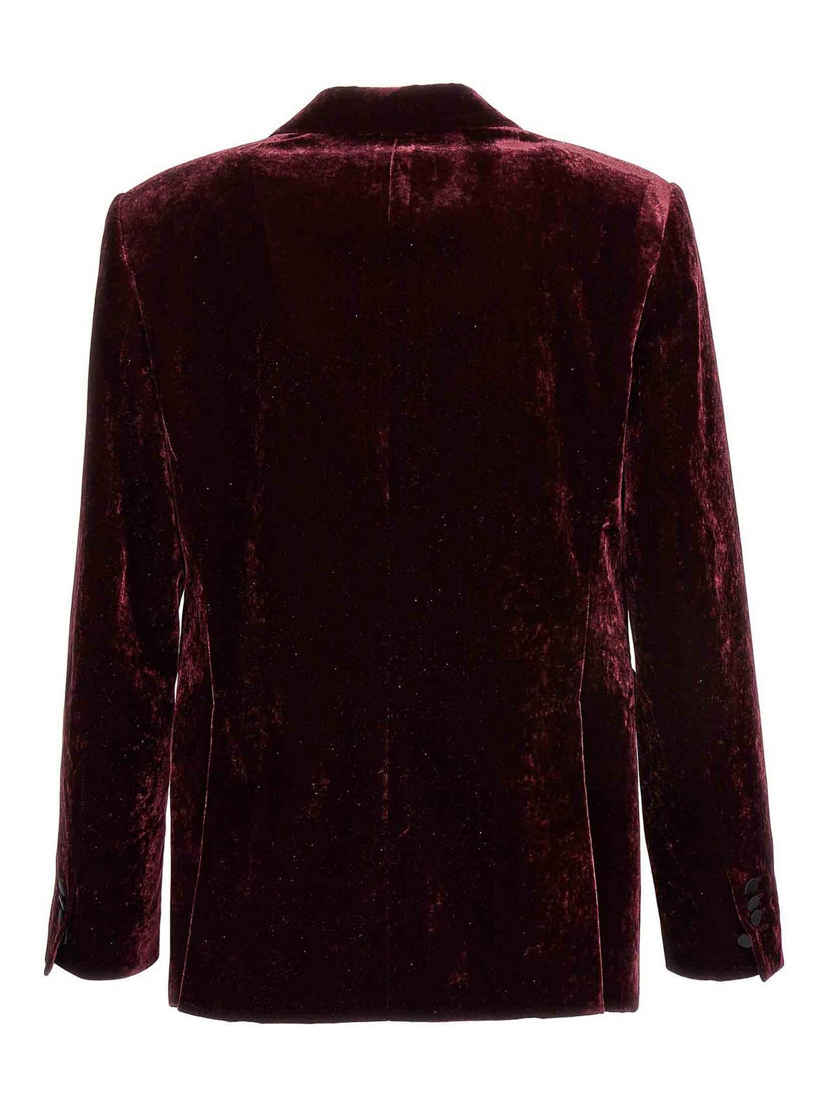 Shop Dsquared2 Blazer - Rojo Oscuro In Dark Red