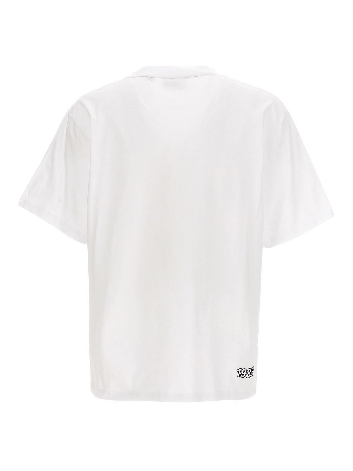 Shop Gcds Printed T-shirt In White