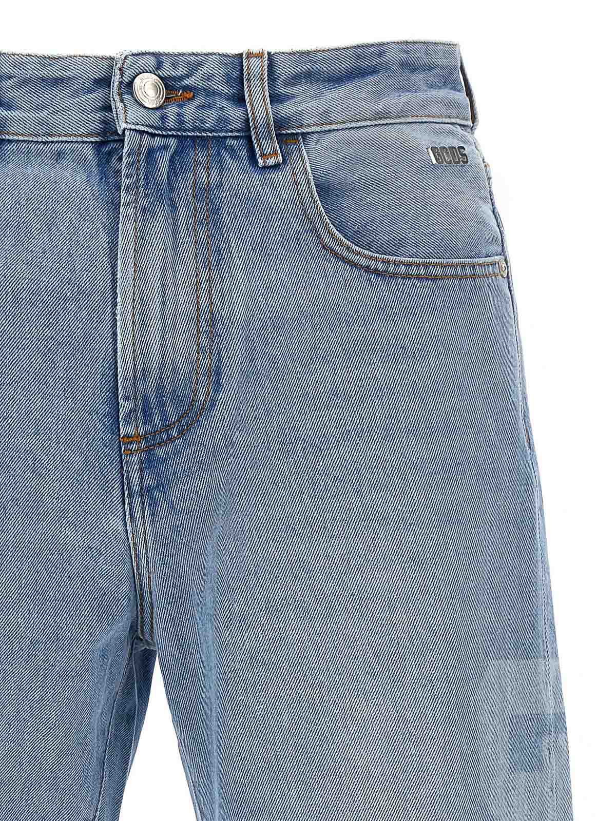 Shop Gcds Jeans Boot-cut - Azul Claro