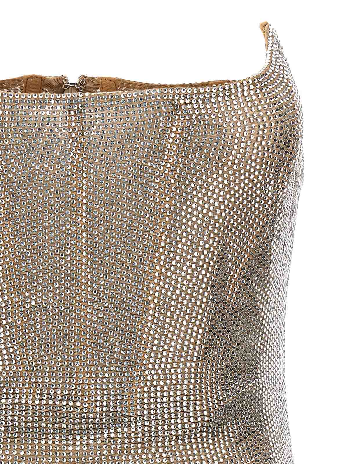 Giuseppe Di Morabito All over crystal mini dress|319DRC21211 Giuseppe Di Morabito All over crystal mini dress|319DRC21211