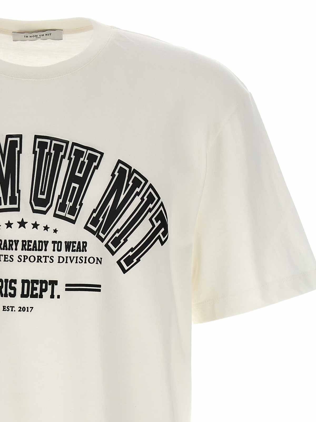 Shop Ih Nom Uh Nit College T-shirt In White