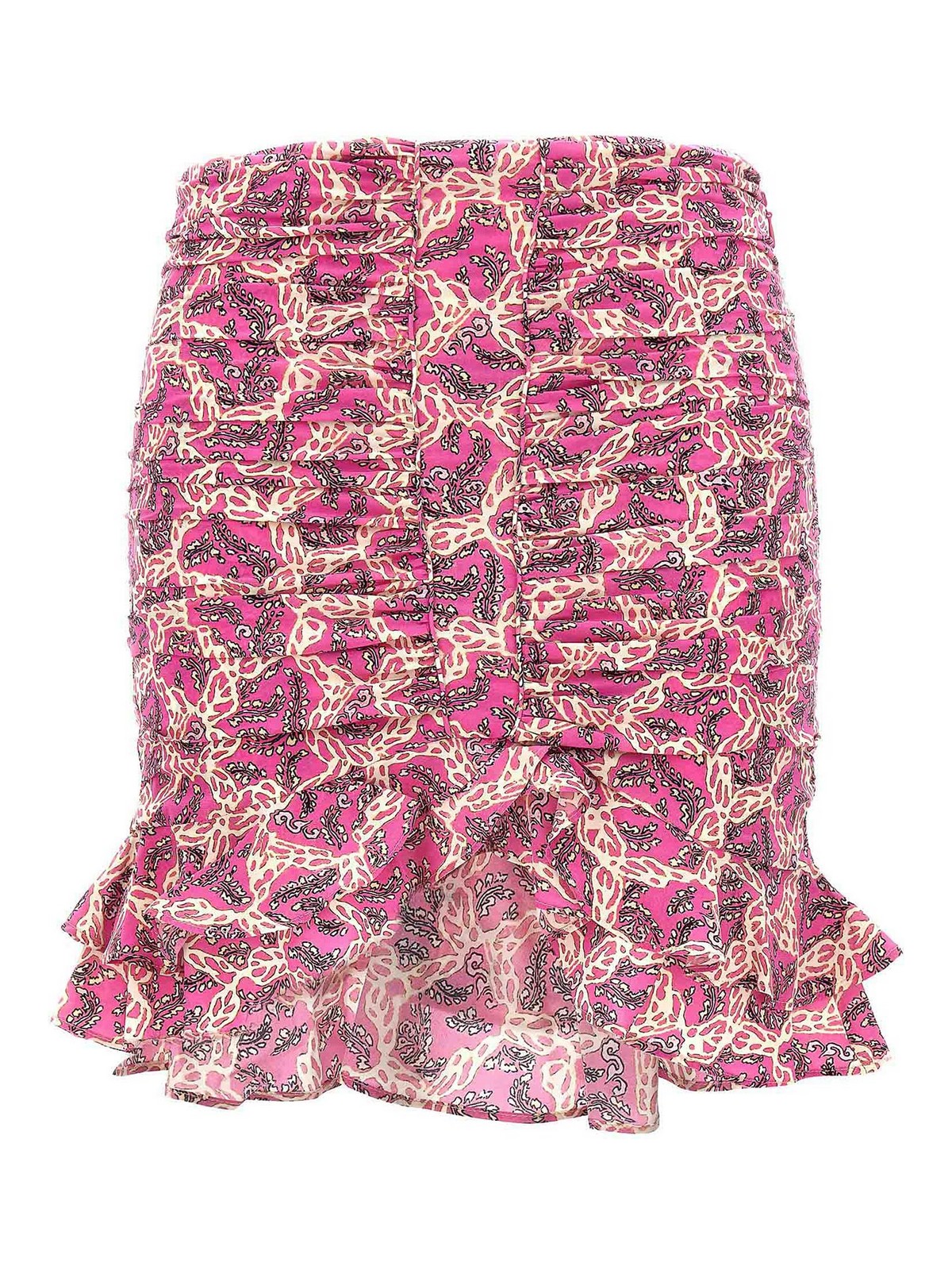 Shop Isabel Marant Milendi Skirt In Multicolor