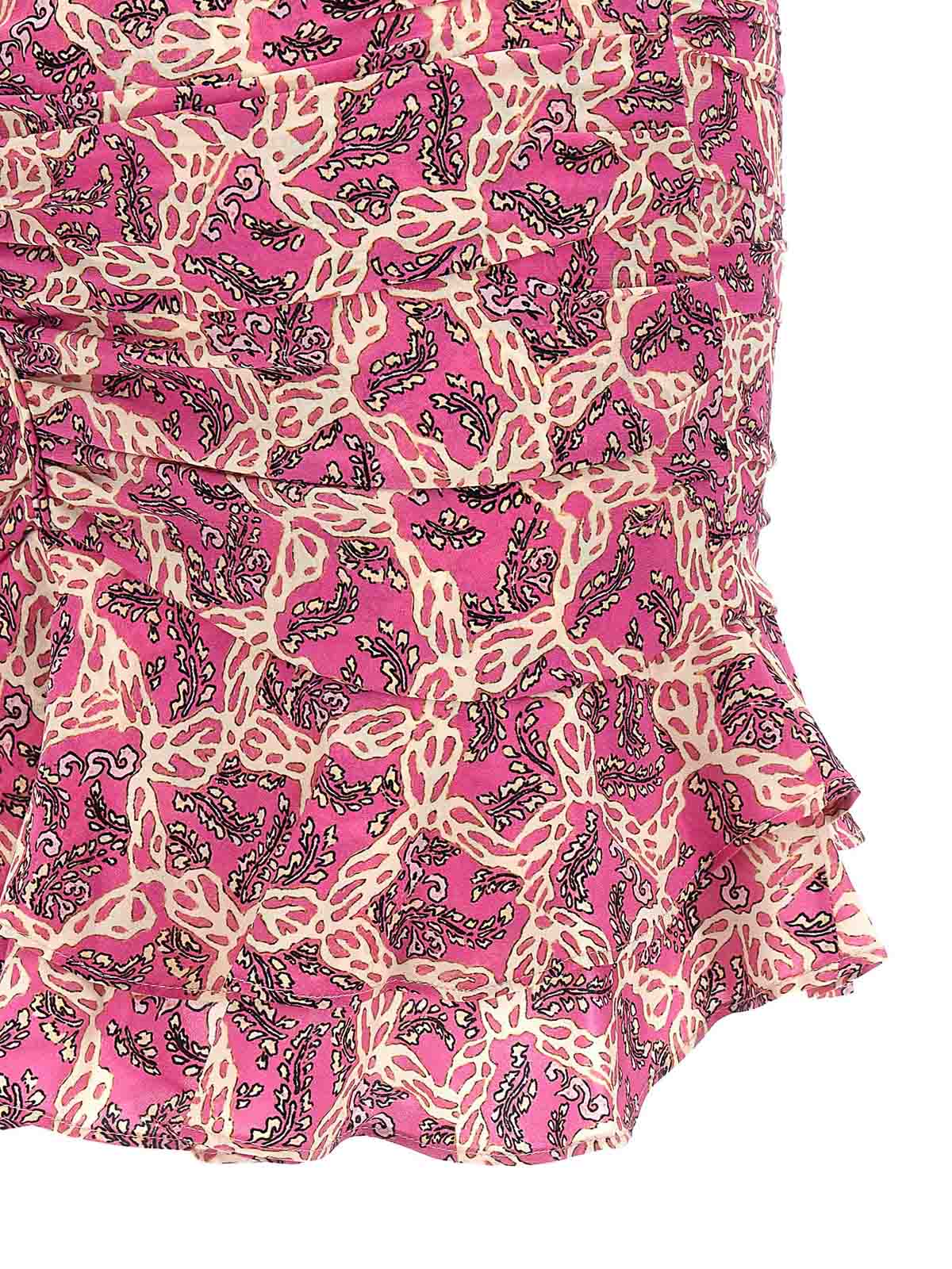 Shop Isabel Marant Milendi Skirt In Multicolor