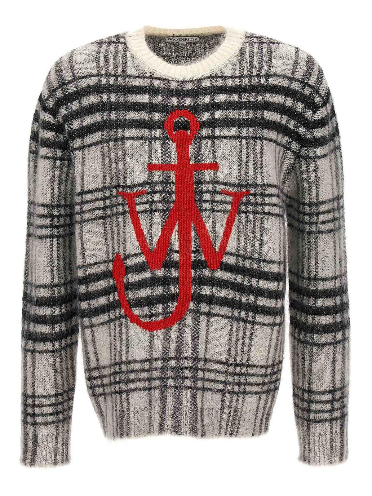 【送料&関税込】J.W. Anderson Logo Check Sweater J.W. Anderson Logo Check Sweater | italist