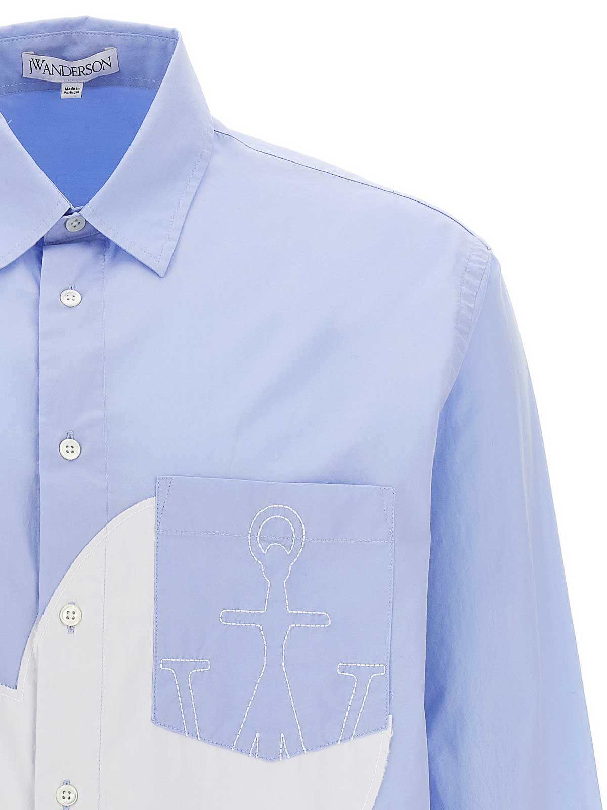 J.W. Anderson mouse shirt - Light Blue - Men|SH0244PG1352804