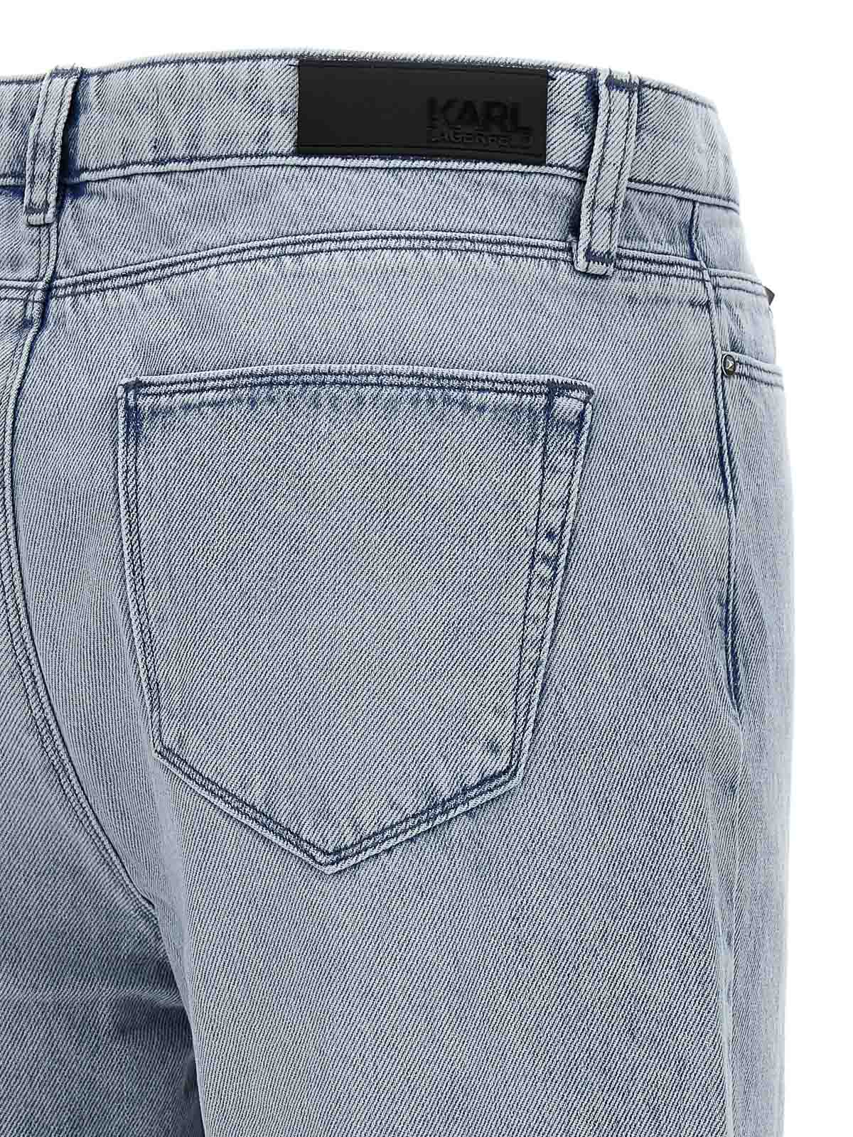Shop Karl Lagerfeld Jeans Boot-cut - Azul Claro In Light Blue