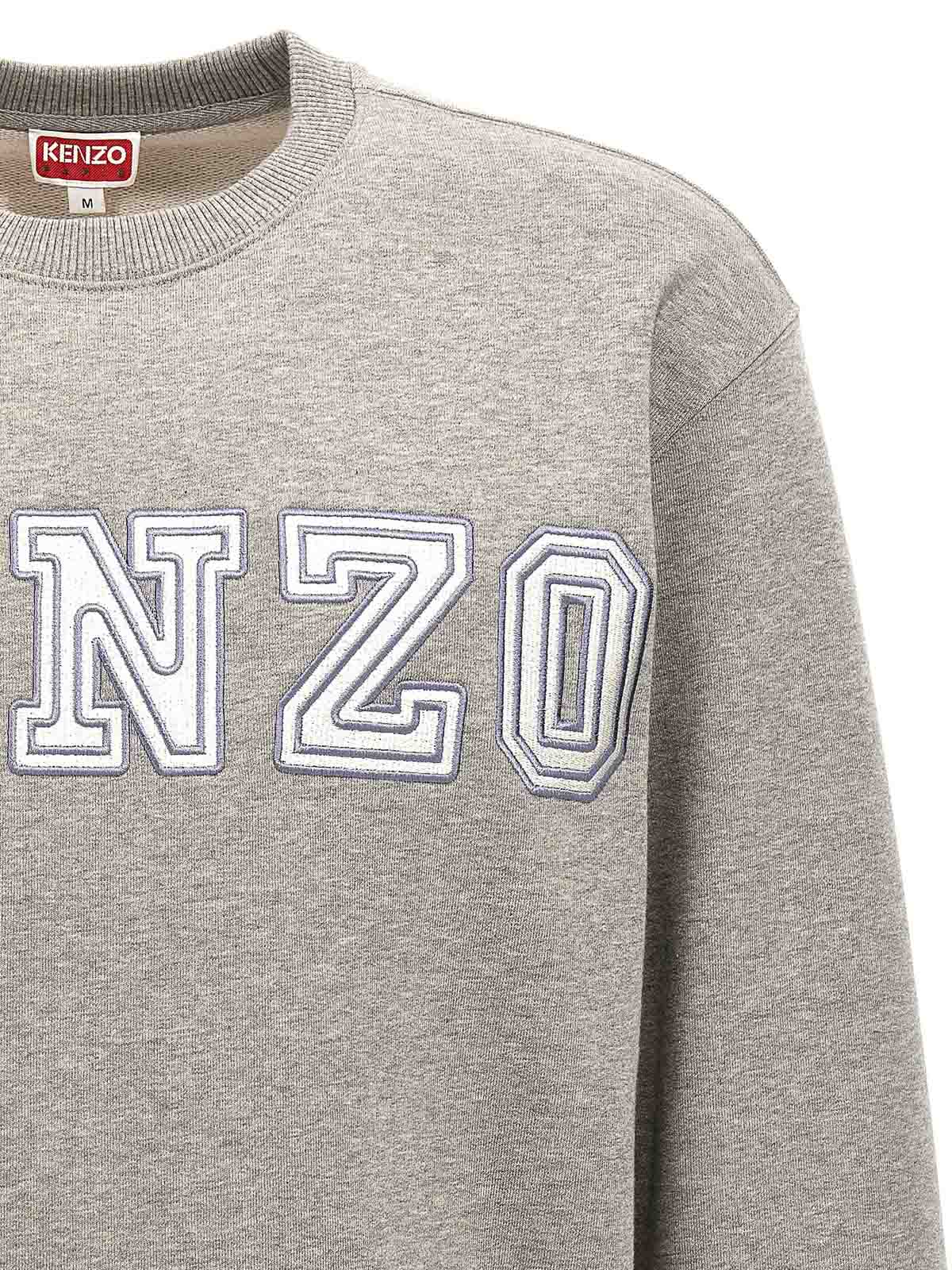Shop Kenzo Academy Sweatshirt In Grey