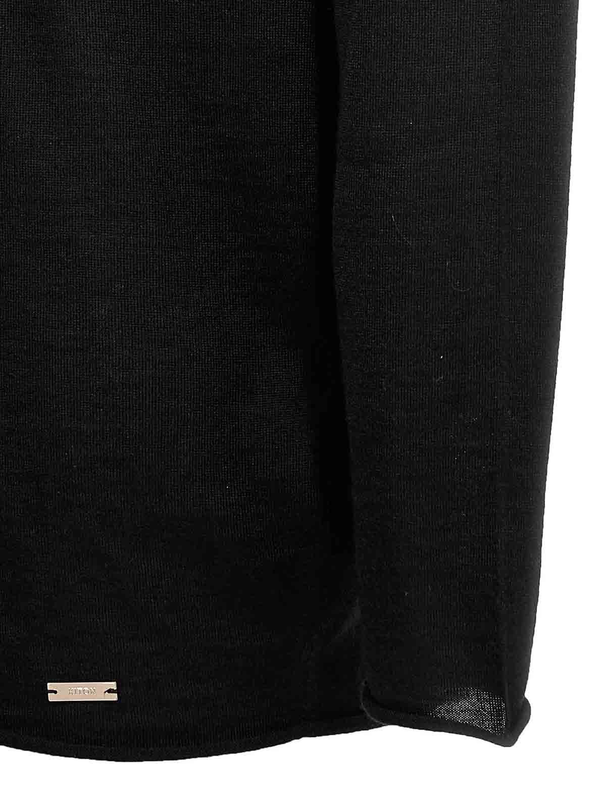 Shop Kiton Turtleneck Sweater In Black