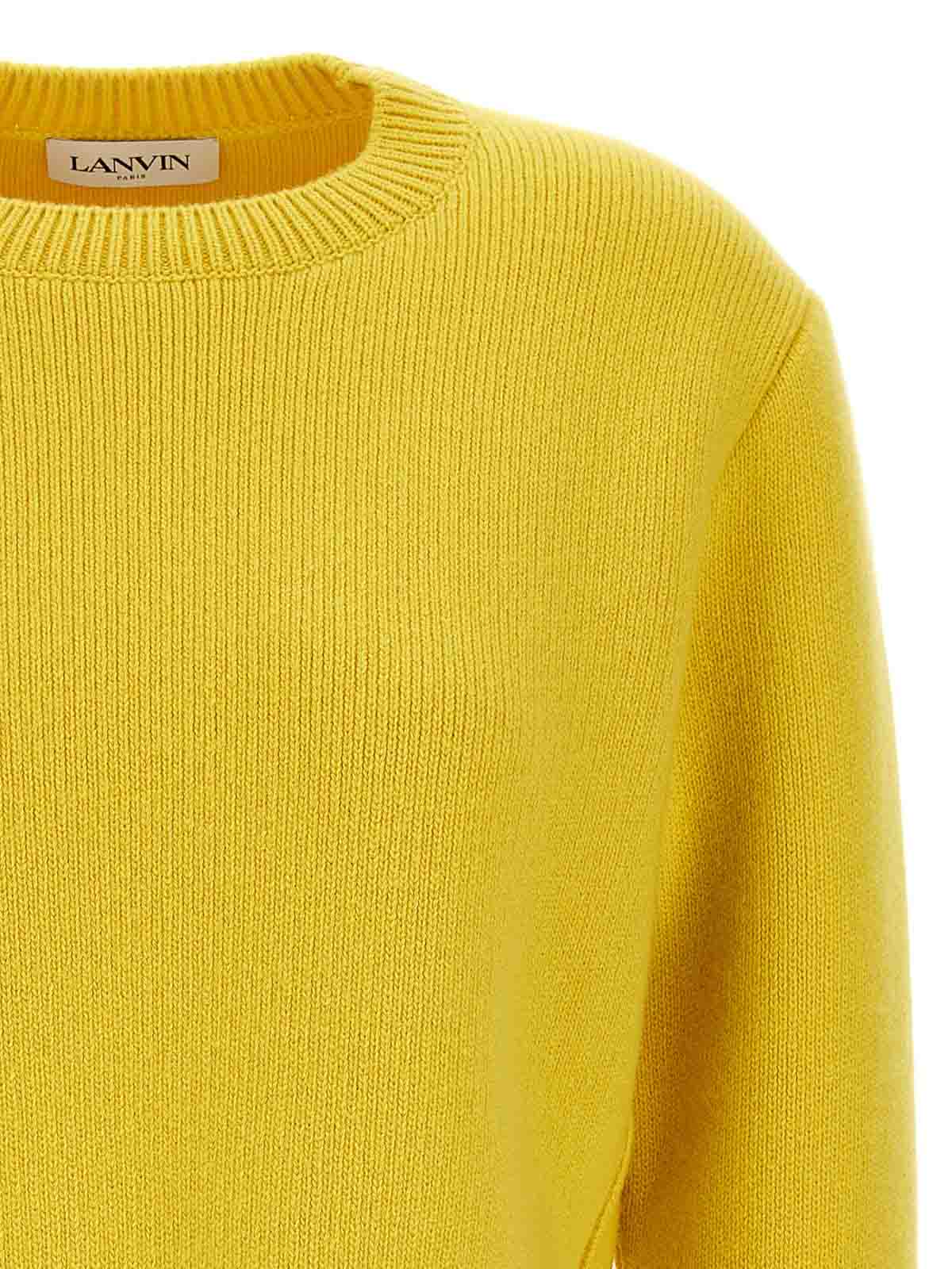 Shop Lanvin Suéter Cuello Redondo - Amarillo In Yellow