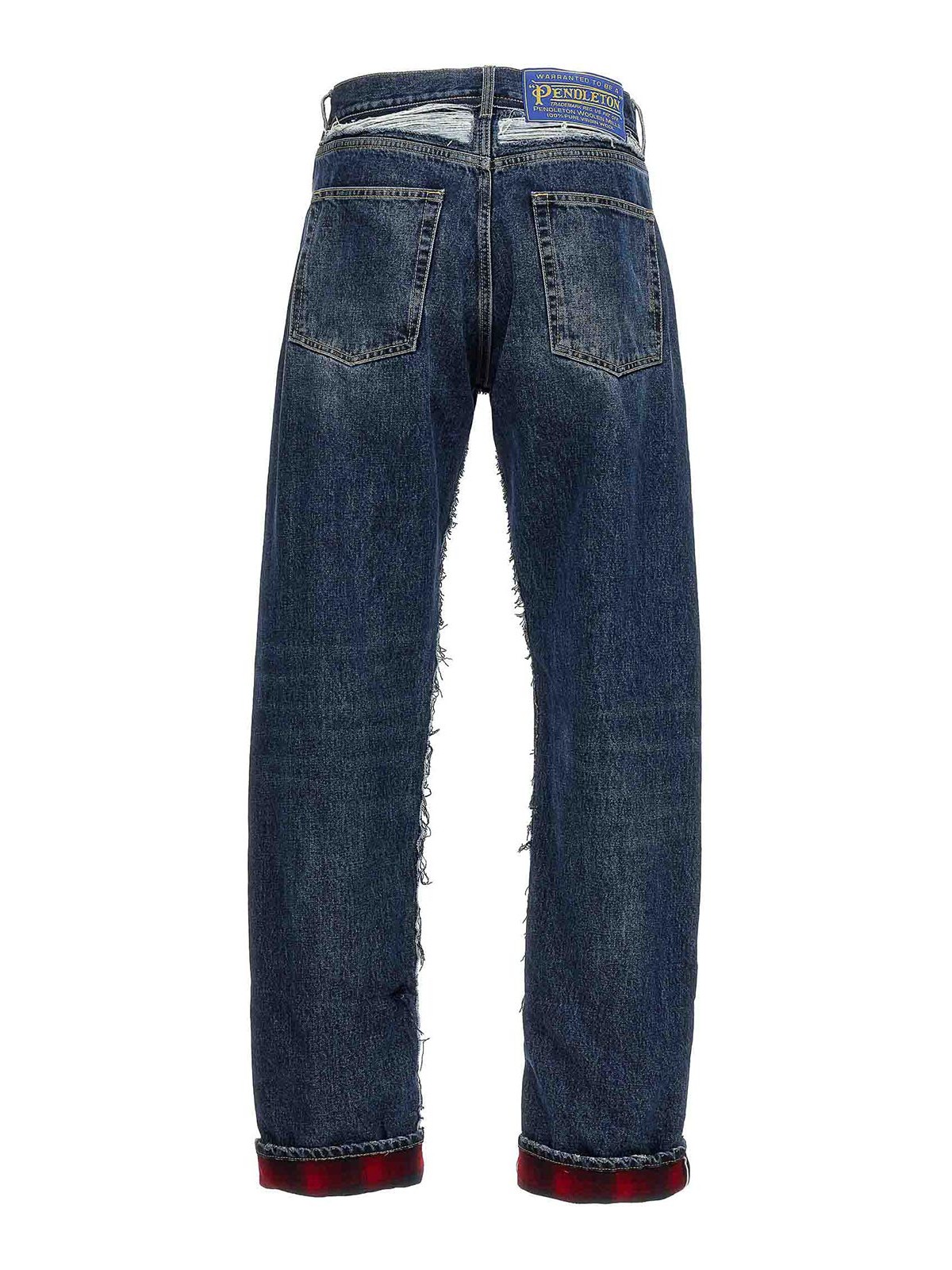 Maison Margiela pendleton jeans - Blue - Men