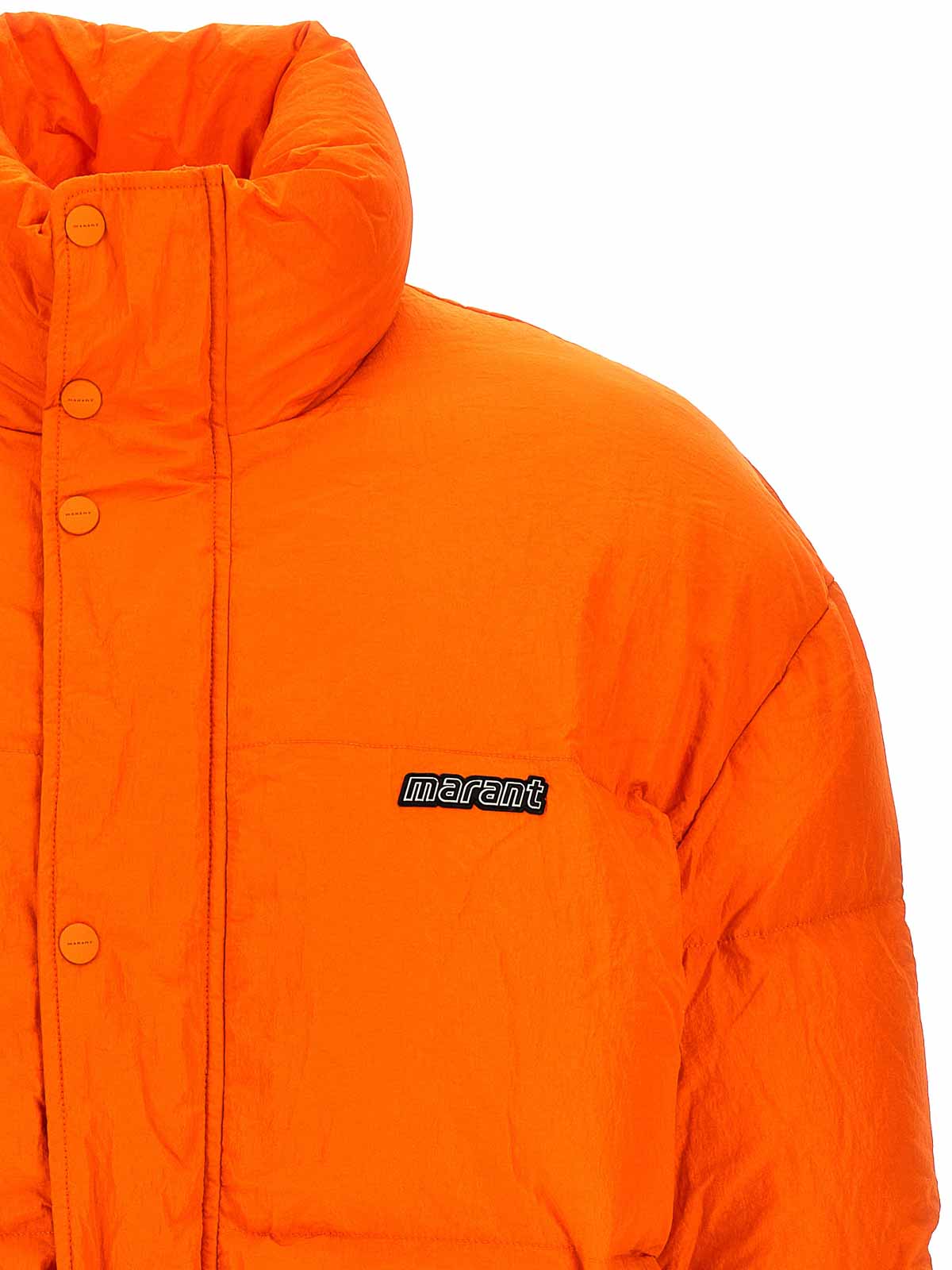 Shop Isabel Marant Down Jacket In Orange