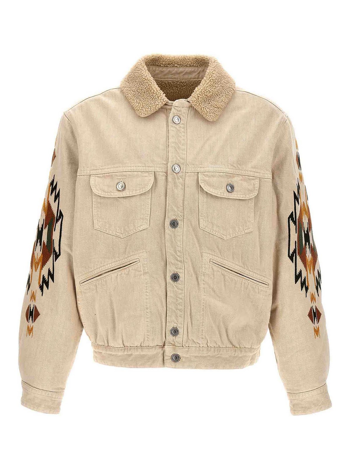 Isabel Marant jenson jacket - Beige - Men|23AVE0184HAA3H70H23EC