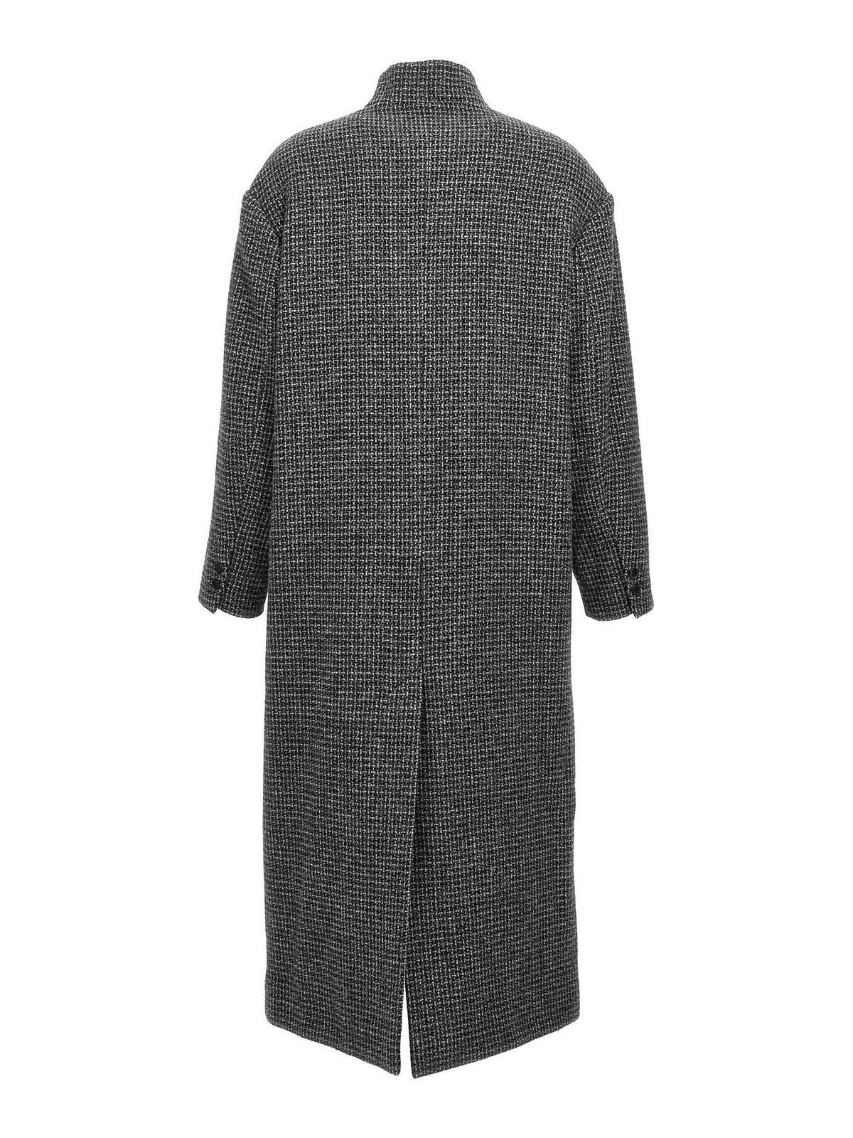 ISABEL MARANT｜COATS (SABINE (MA0102FA A3D17E 02GY)) Sabine coat in neutrals - Marant Etoile | Mytheresa