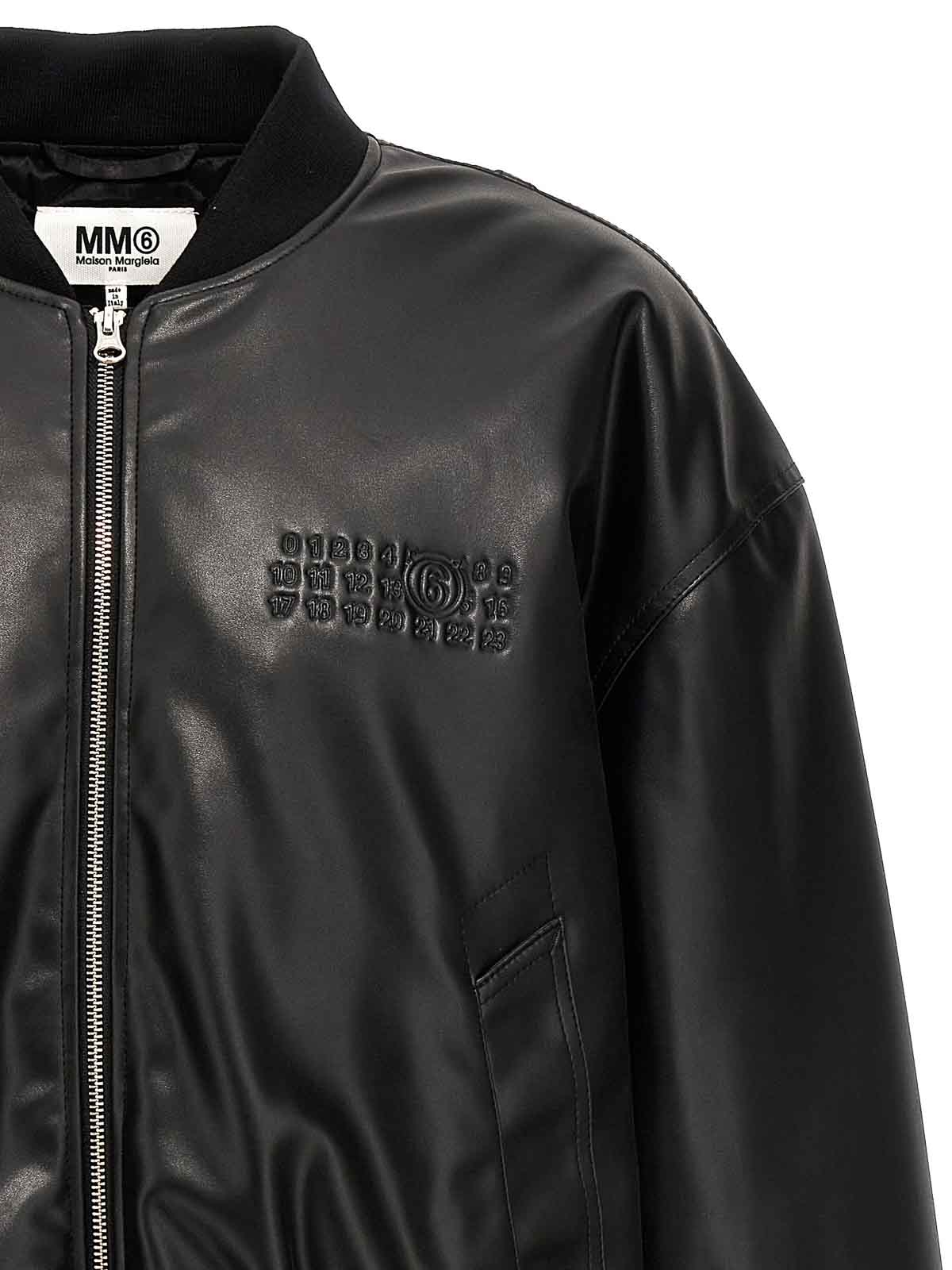 Blazers MM6 Maison Margiela - Logo bomber jacket - S52AM0251S54449900