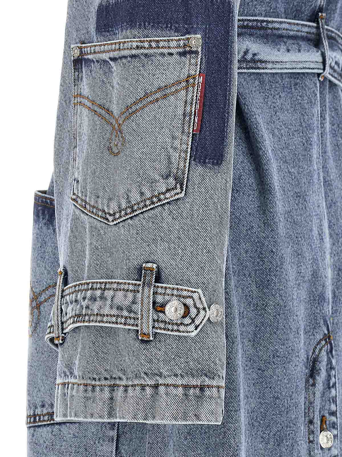 Moschino ショートコート - ライトブルー|J061982351283 Moschino ショートコート - ライトブルー|J061982351283