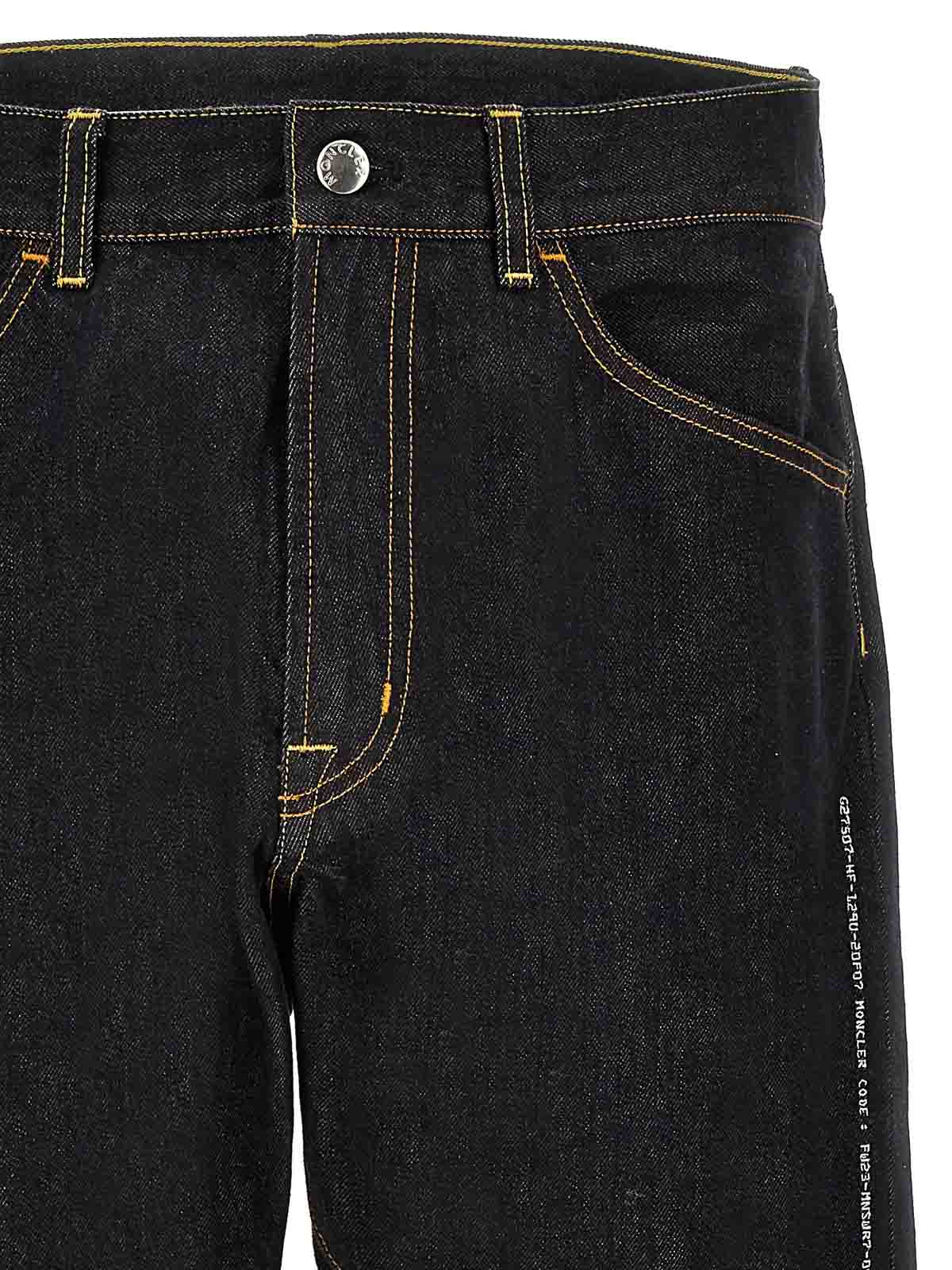 Shop Moncler Jeans  Genius X Fragment In Negro