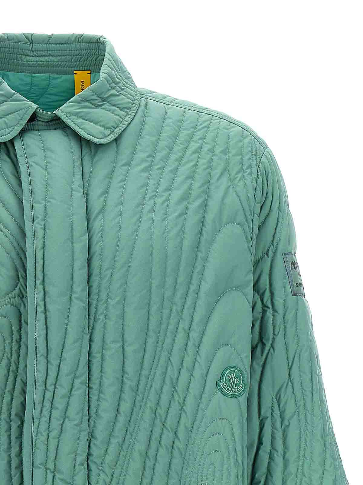 Shop Moncler Genius X Salehe Bembury  Jacket In Light Blue