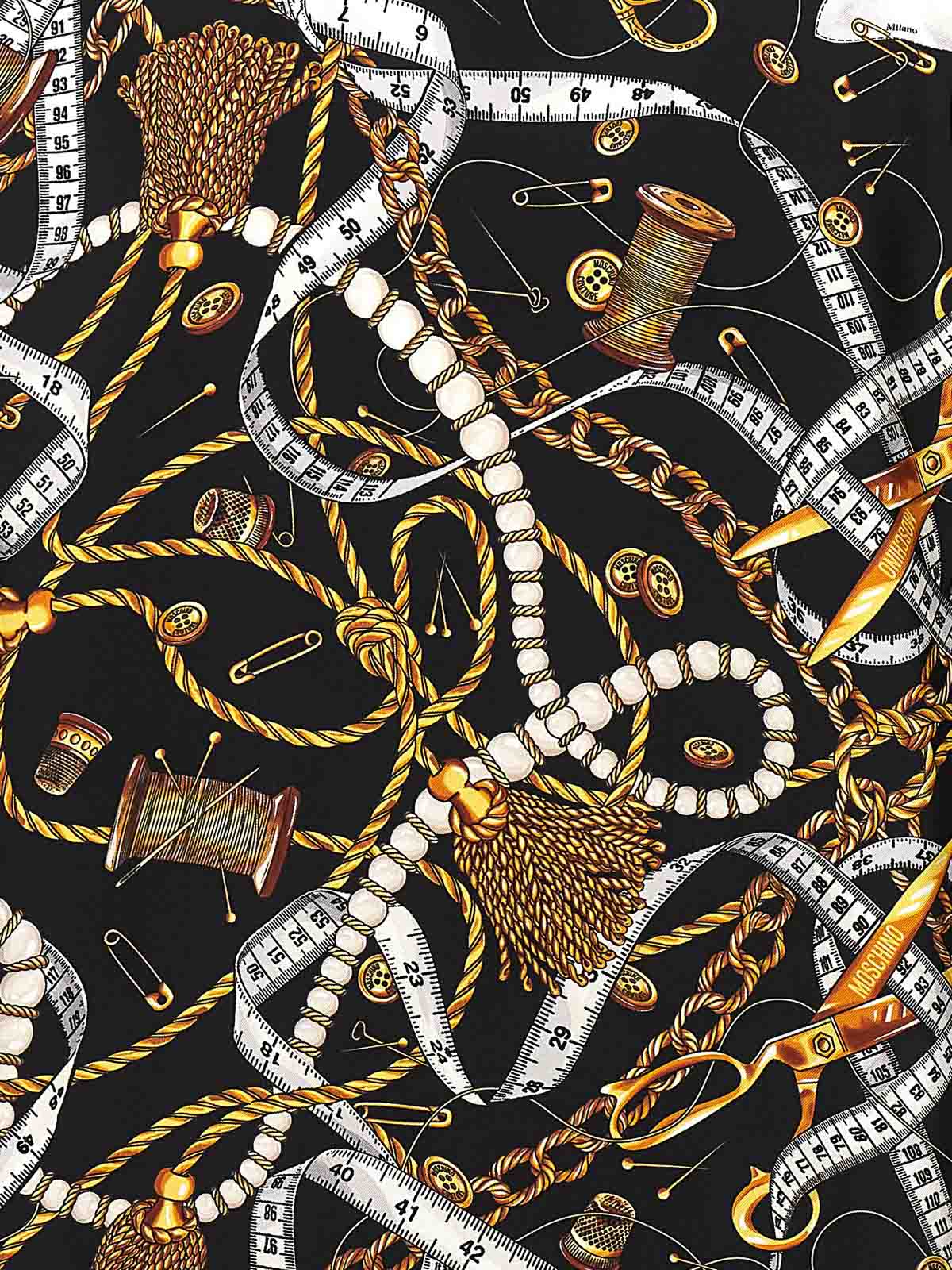 Moschino print discount fabric