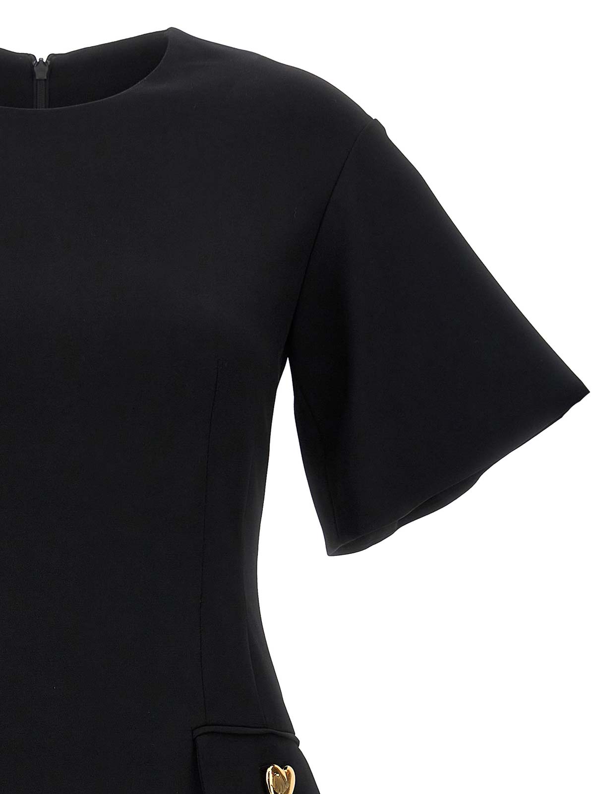 Shop Moschino Cuore Dress In Negro